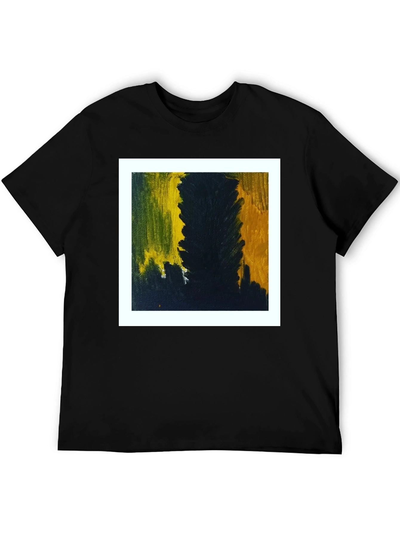 Abstract Art Print Black Tee