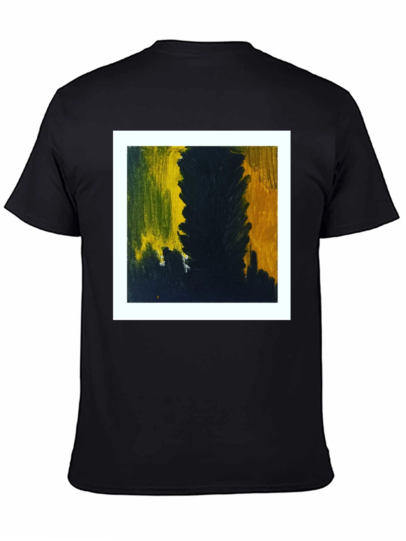 Abstract Art Print Black Tee