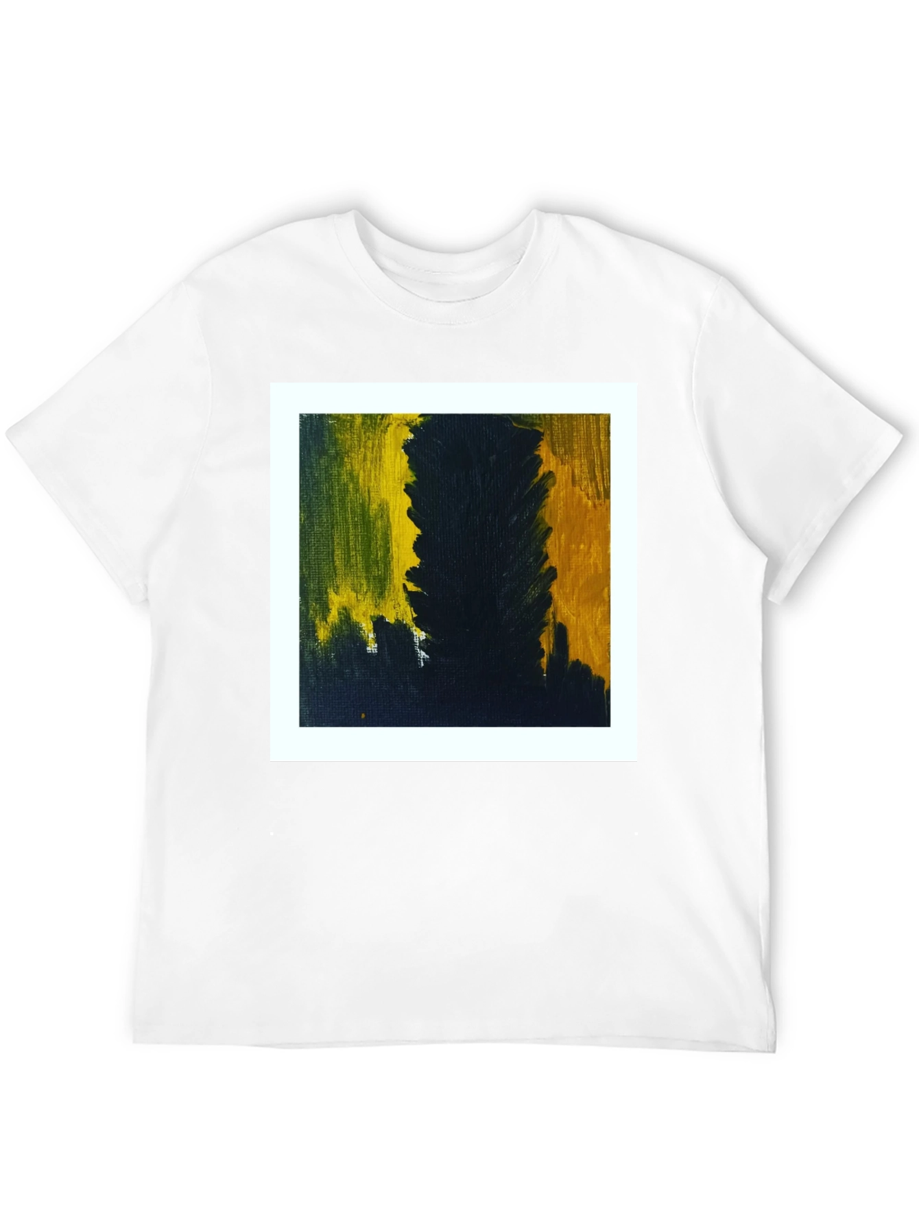 Abstract Art Print Black Tee