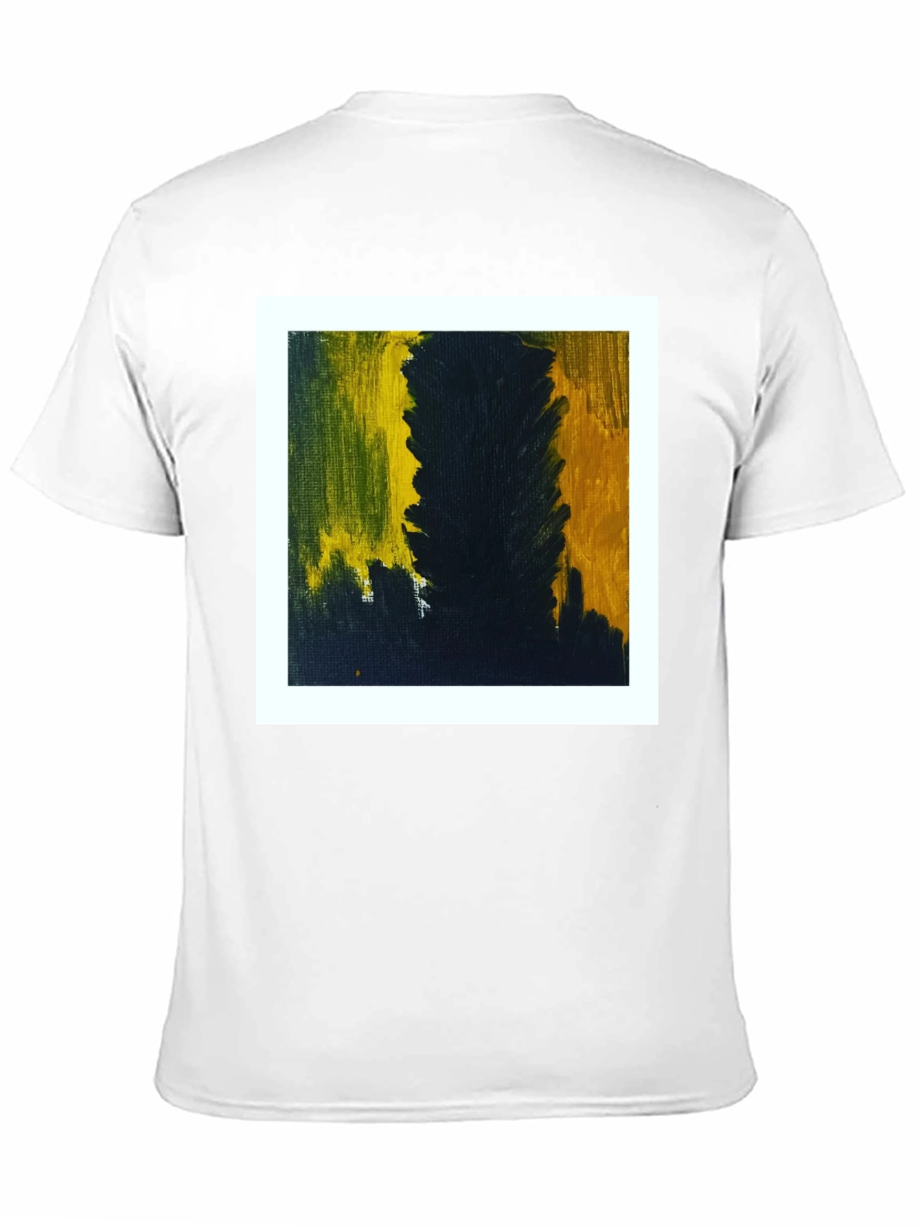 Abstract Art Print Black Tee