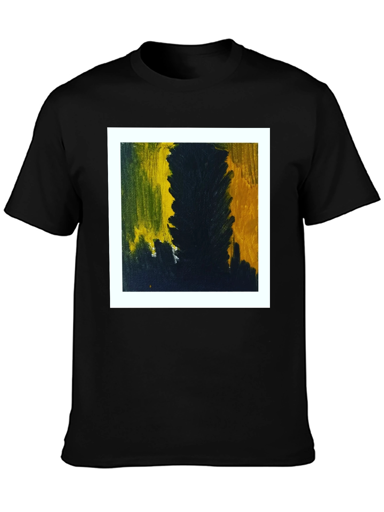 Abstract Art Print Black Tee