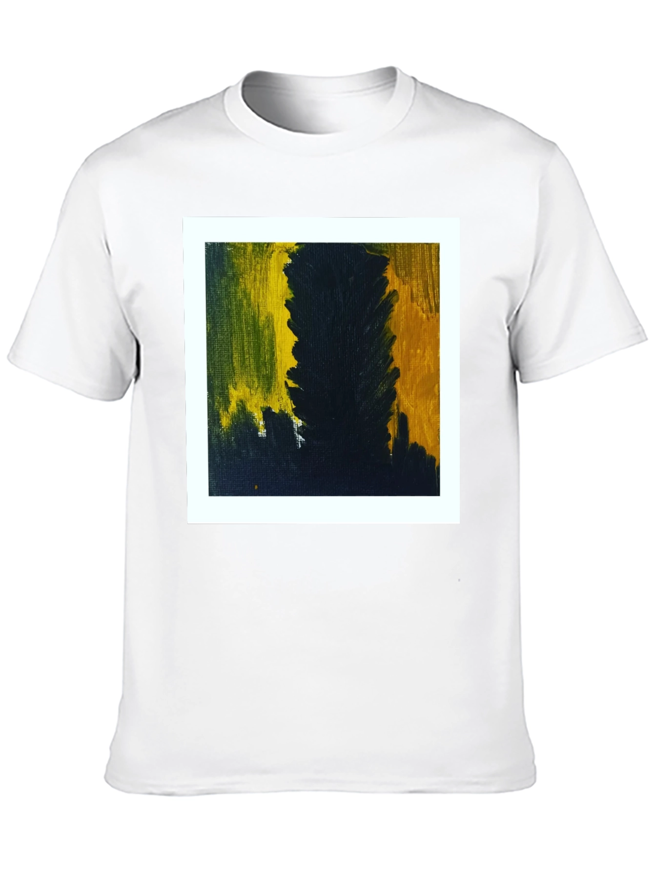 Abstract Art Print Black Tee