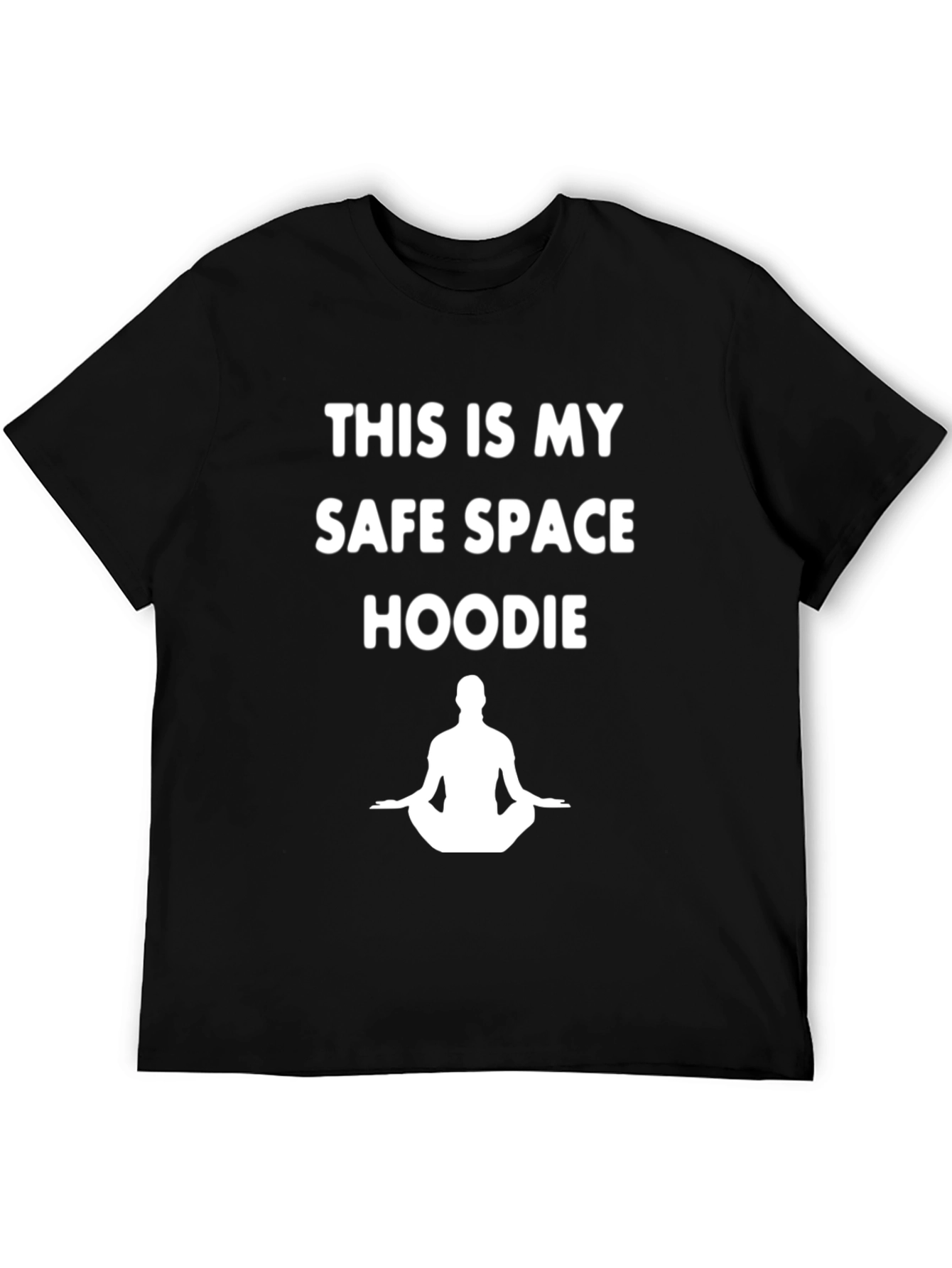Safe Space T-Shirt - Meditating Man Tee