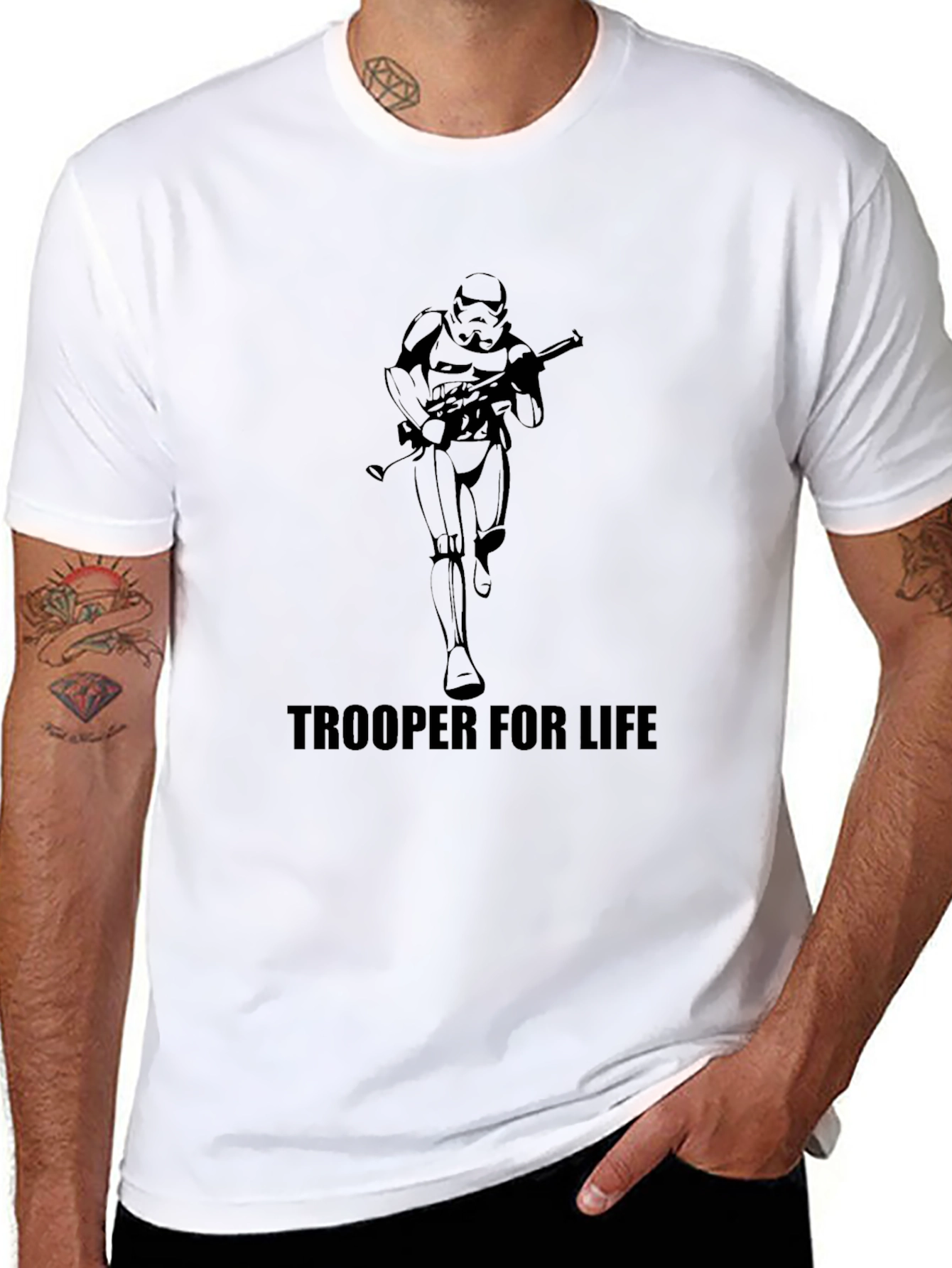 Trooper For Life Black T-Shirt