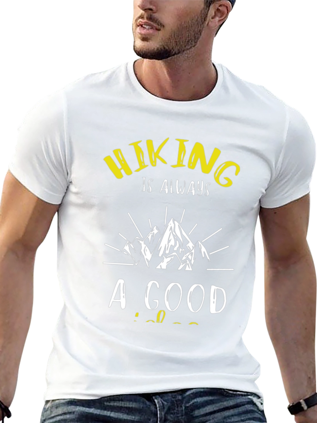 Hiking Always A Good Idea Black T-Shirt