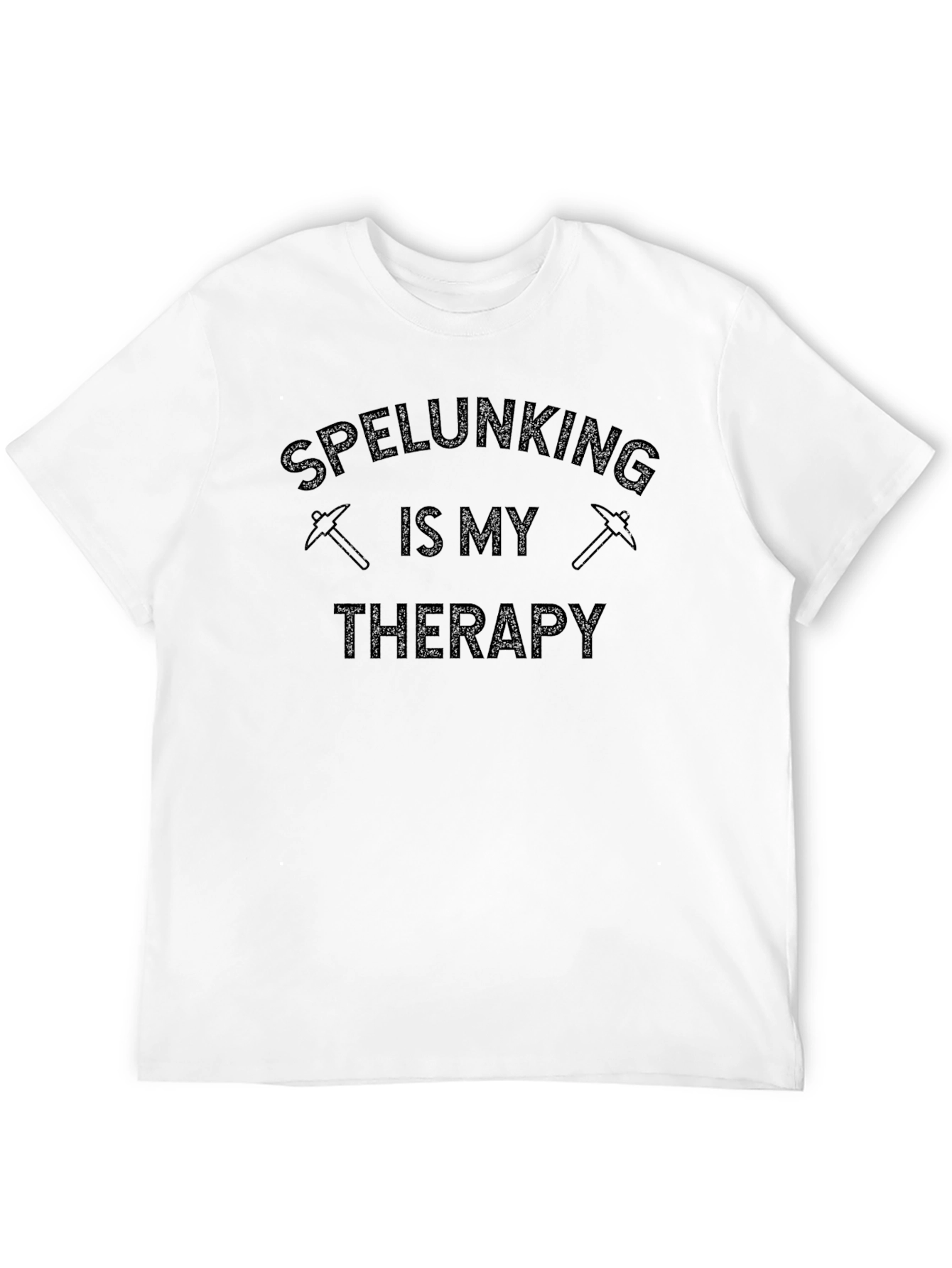 Speleology T-Shirt - Caving is My Therapy Tee