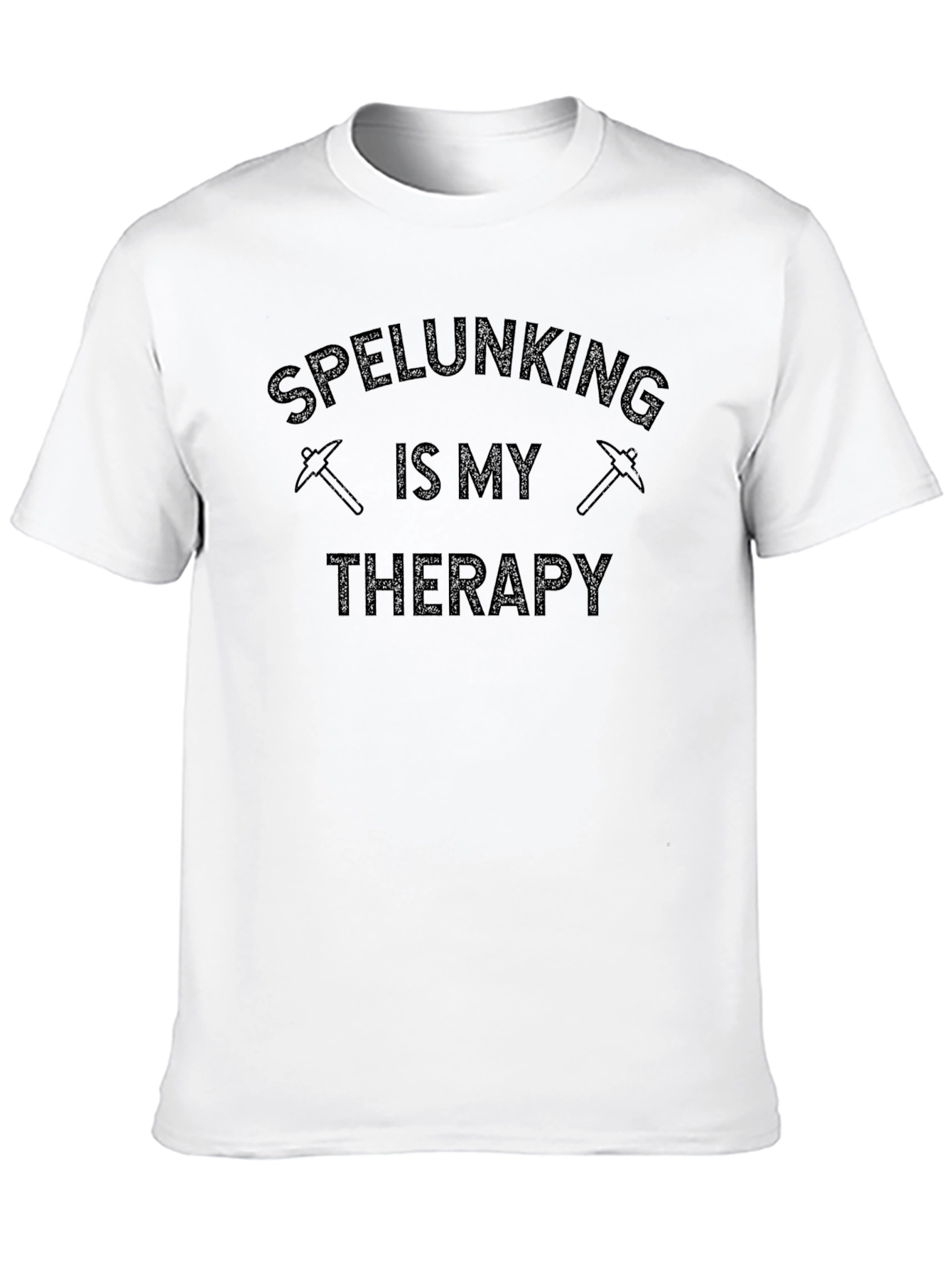 Speleology T-Shirt - Caving is My Therapy Tee