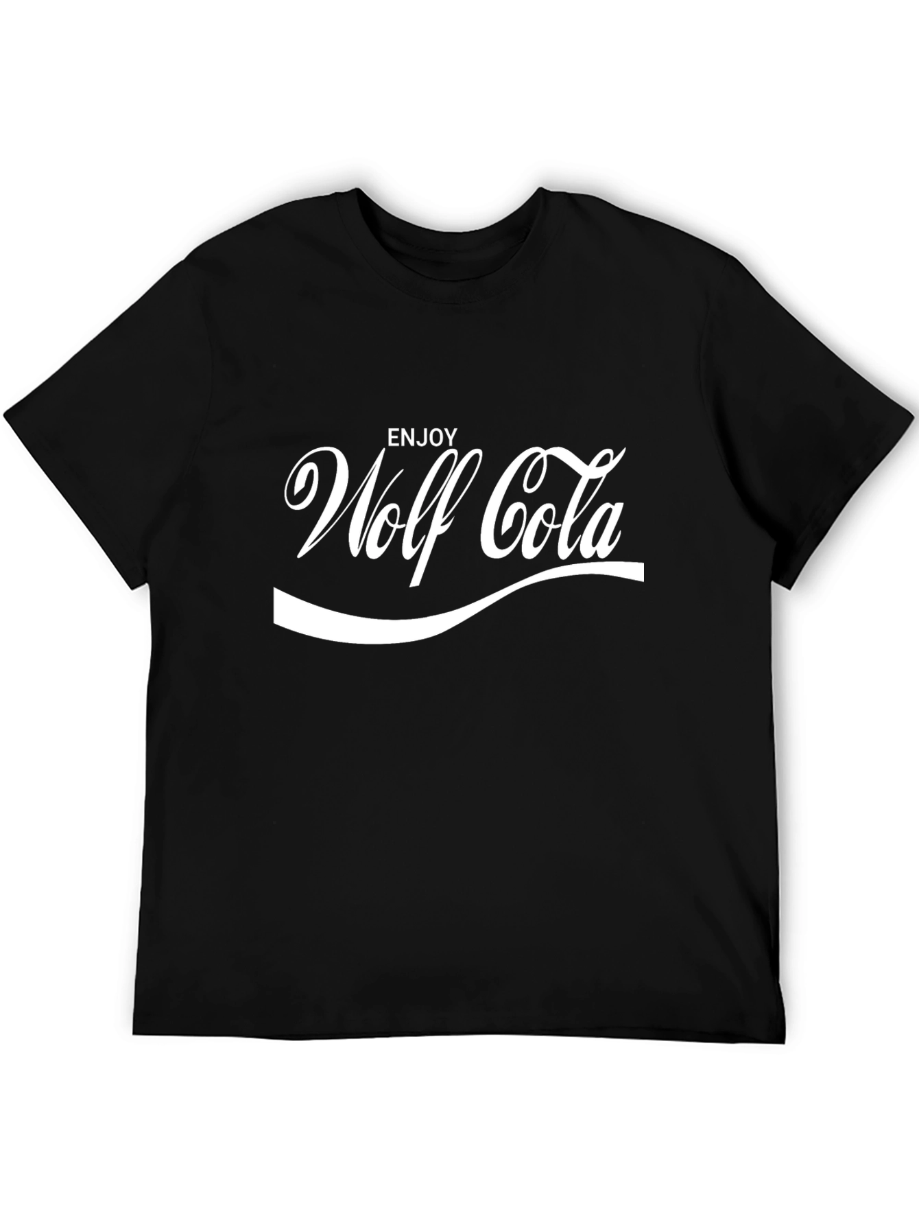 Wolf Cola Enjoy T-Shirt - Black