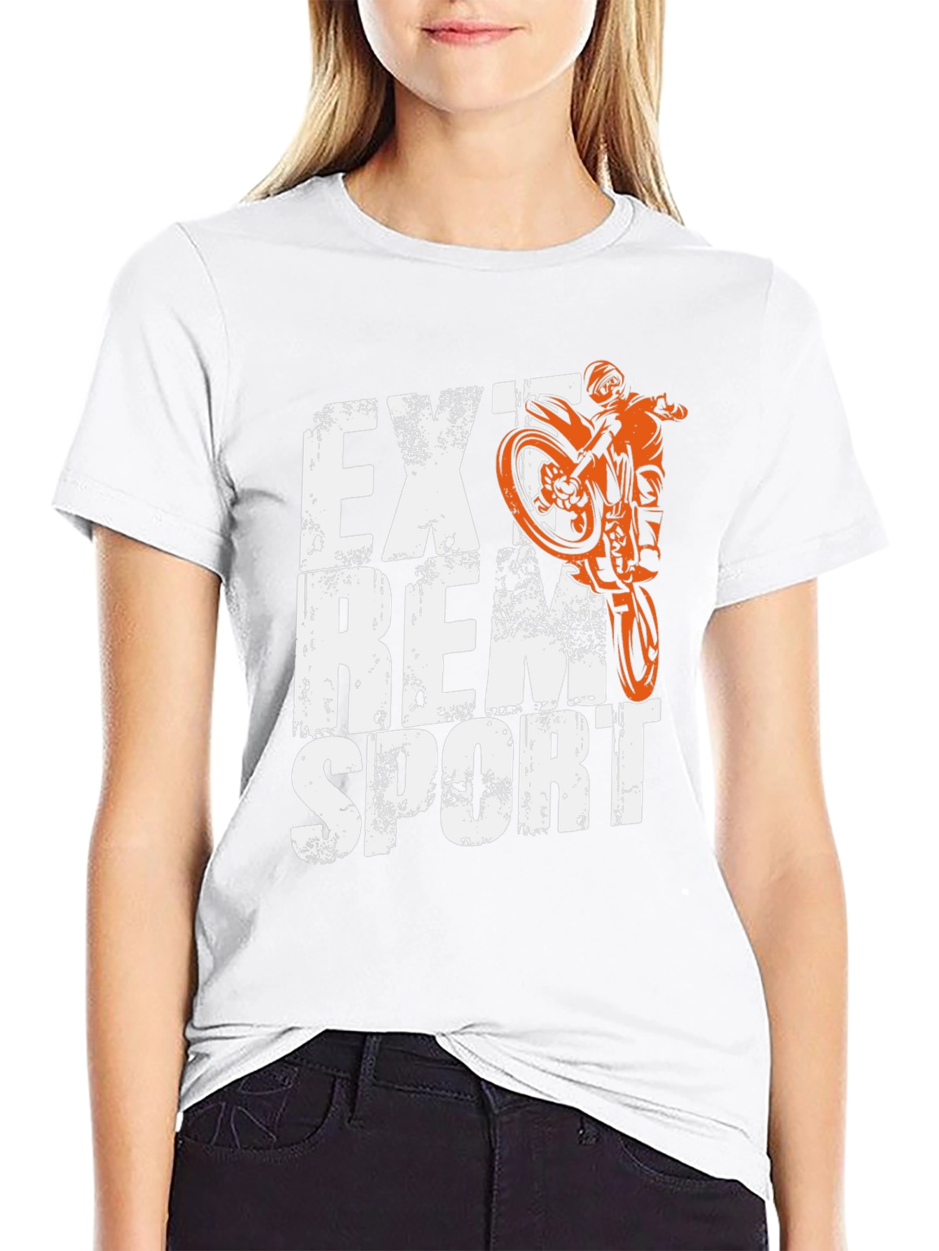Extreme Sport Motorcycle Graphic T-Shirt