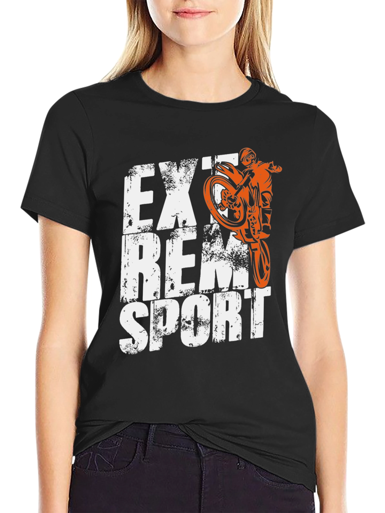 Extreme Sport Motorcycle Graphic T-Shirt