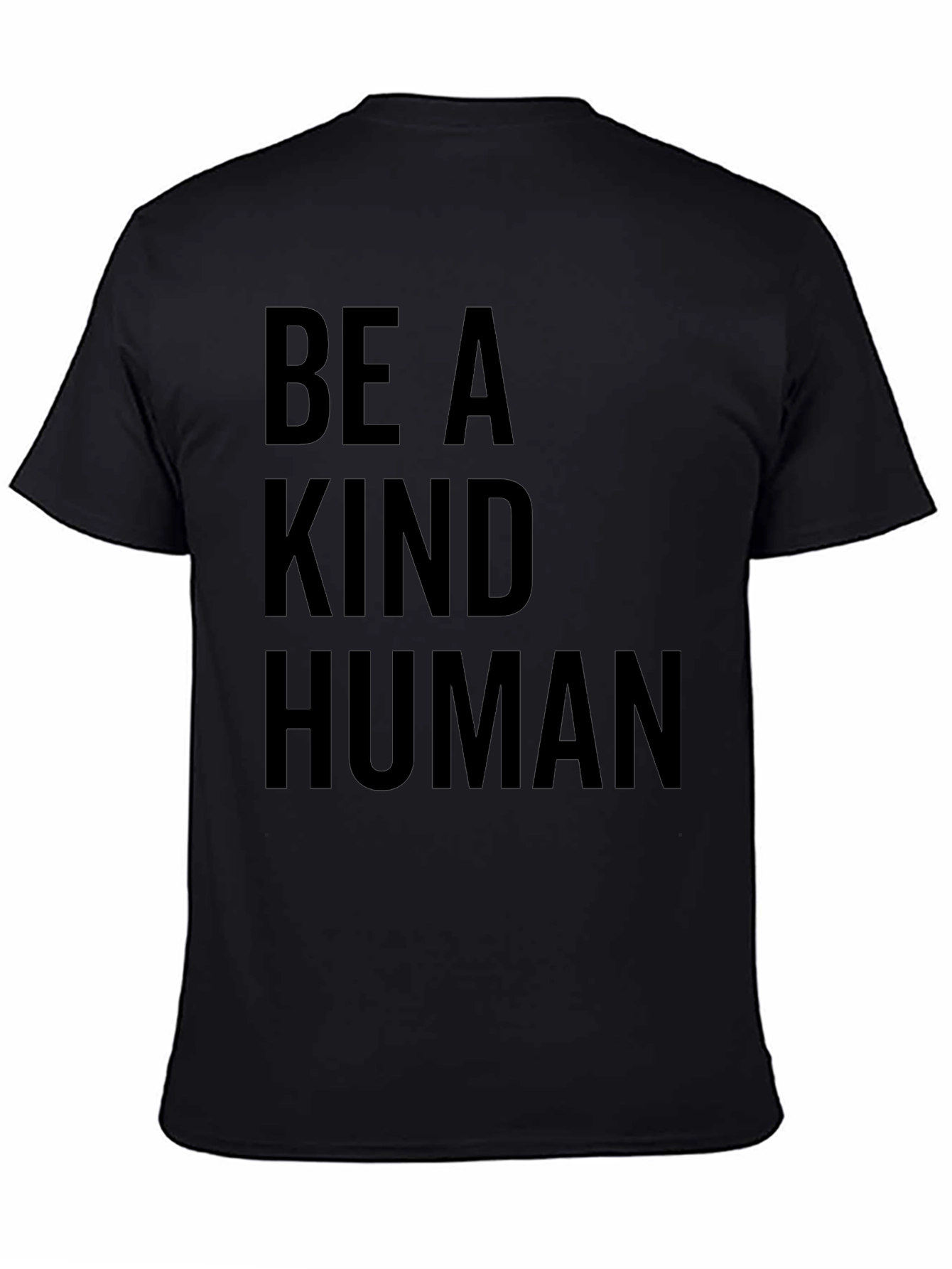 Be A Kind Human Black T-Shirt