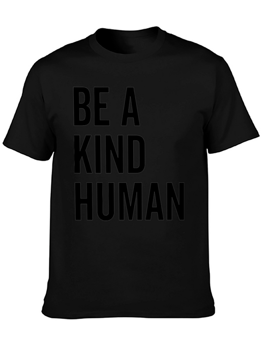 Be A Kind Human Black T-Shirt