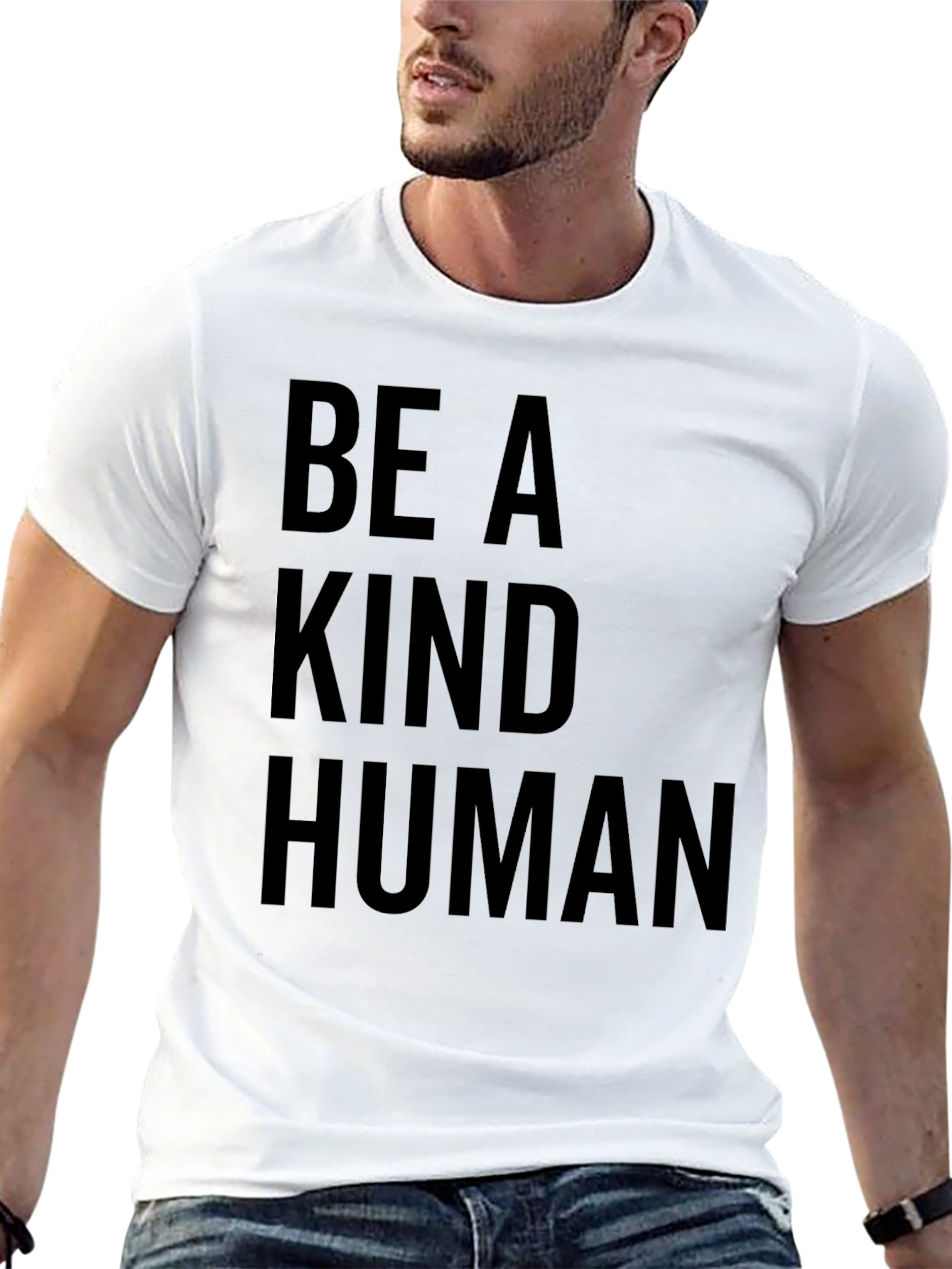 Be A Kind Human Black T-Shirt
