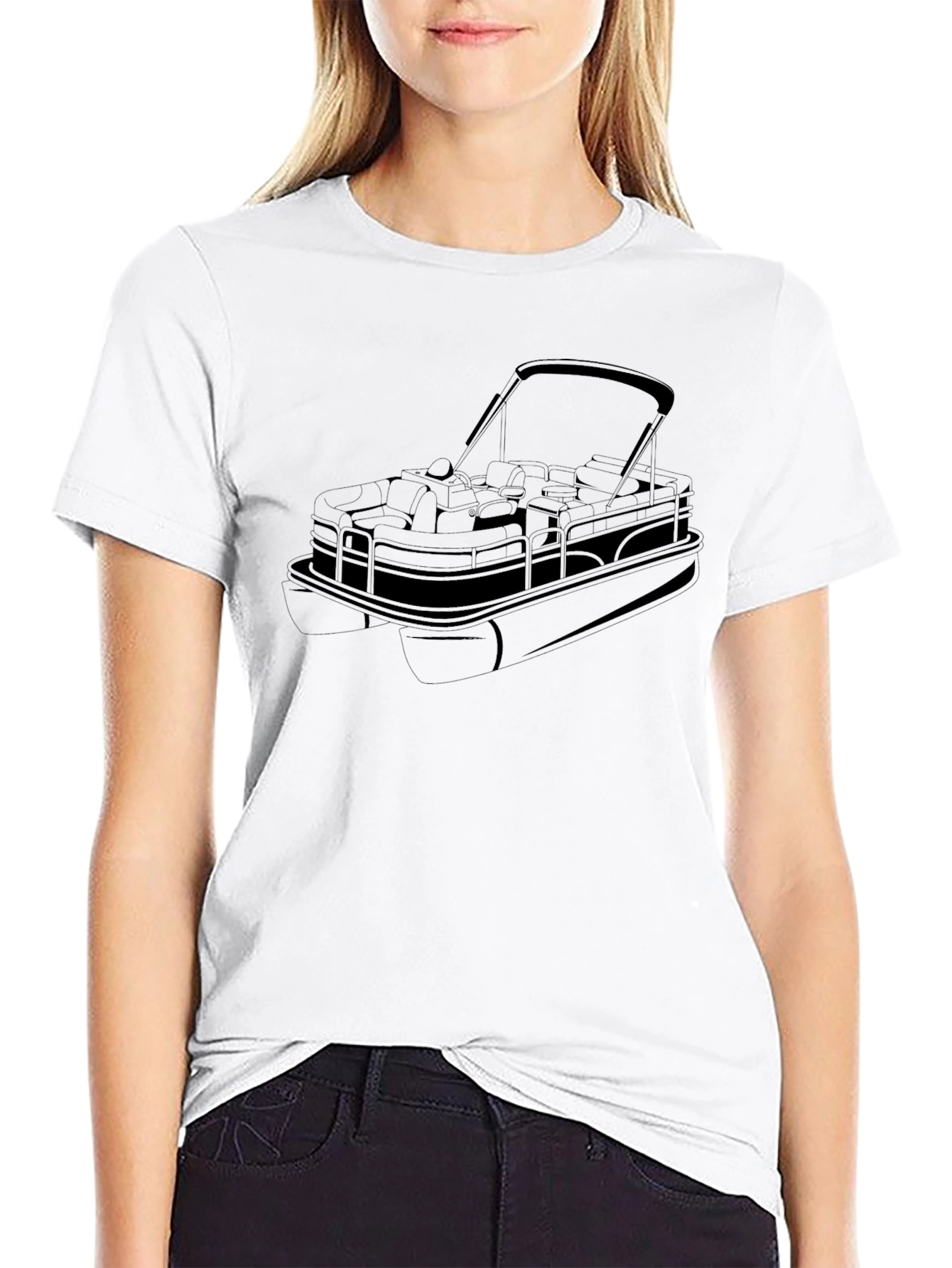 Pontoon Boat Graphic T-Shirt - Boating Life