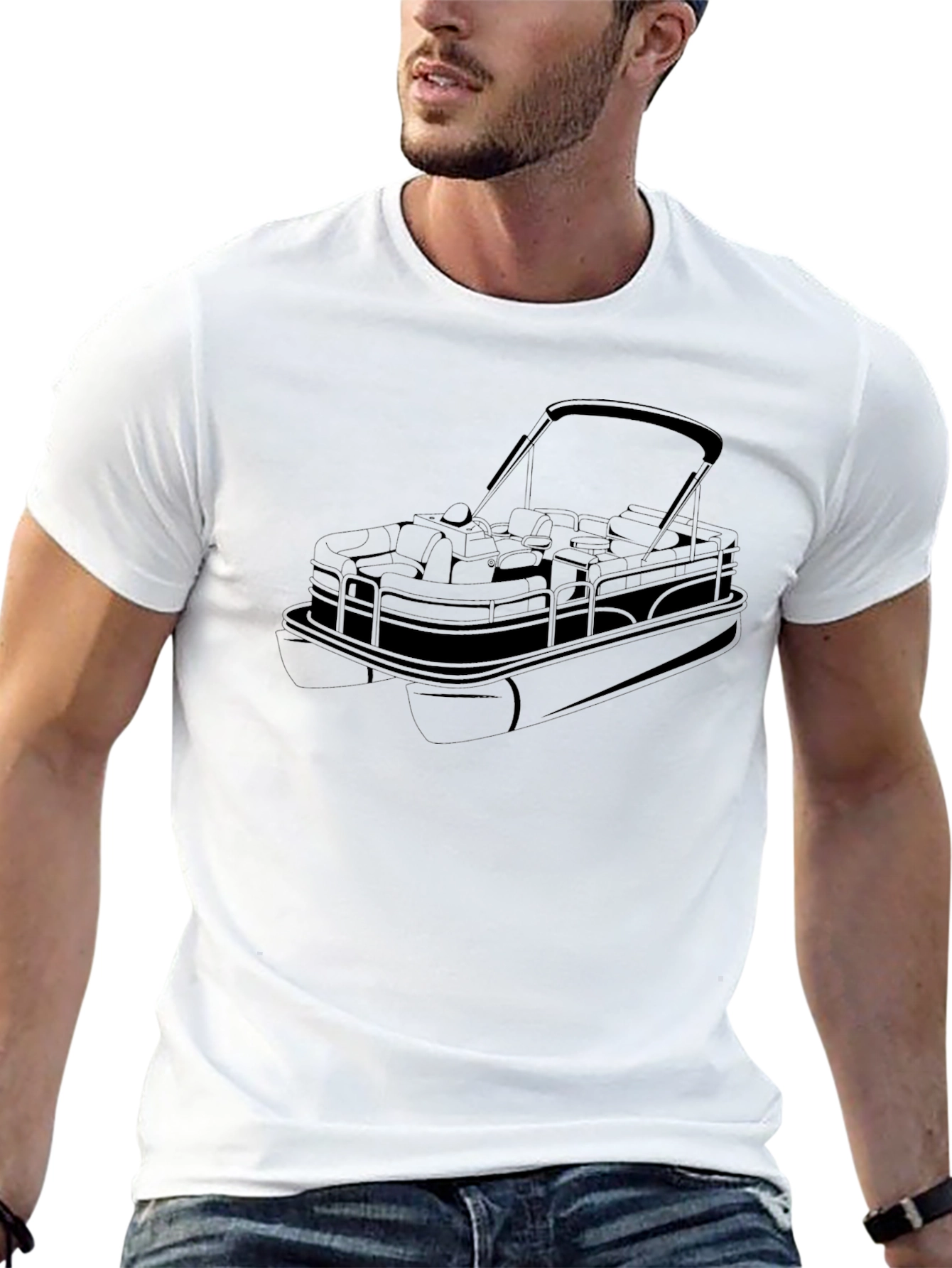 Pontoon Boat Graphic T-Shirt - Boating Life