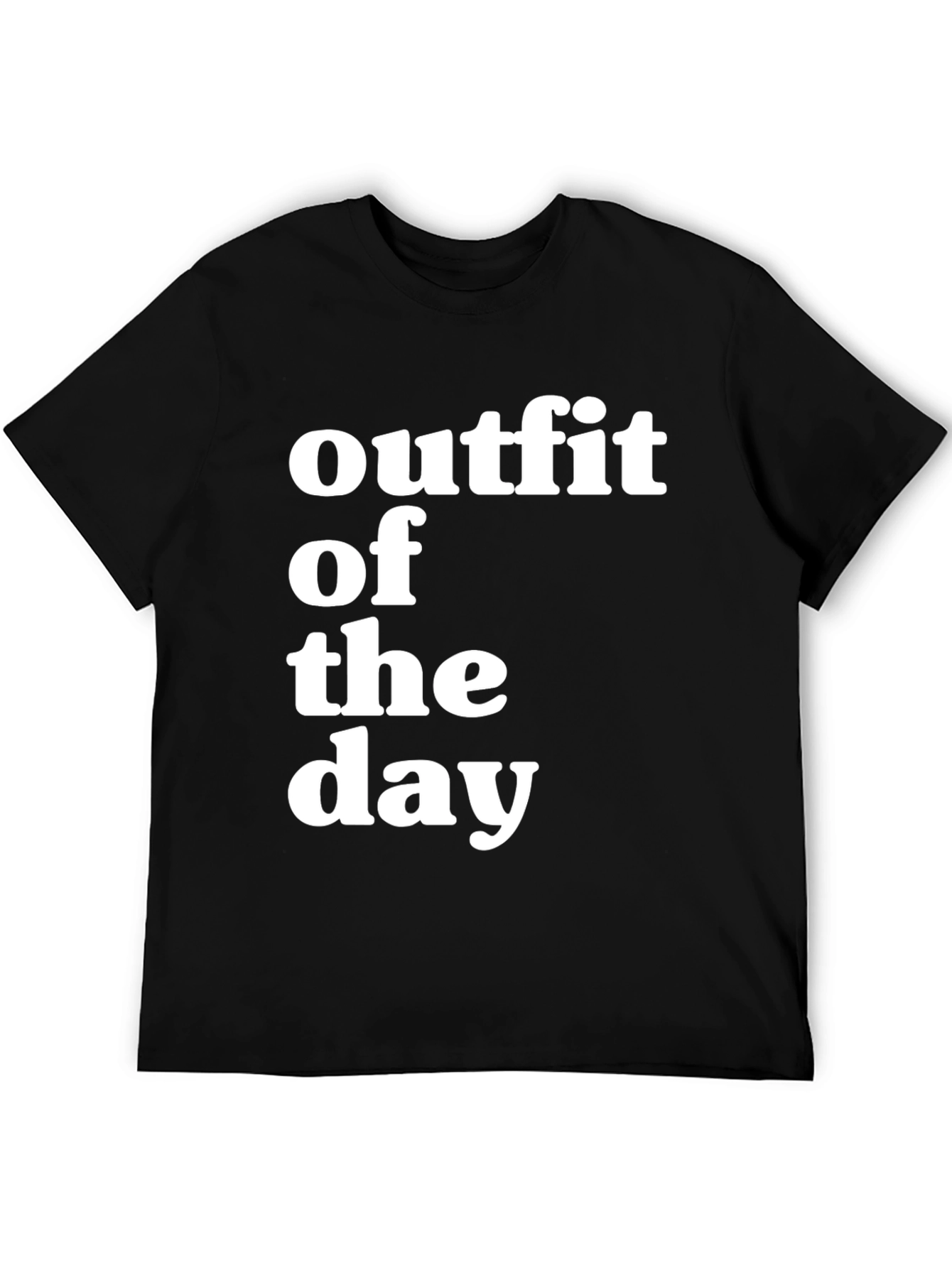 Outfit of the Day Black T-Shirt
