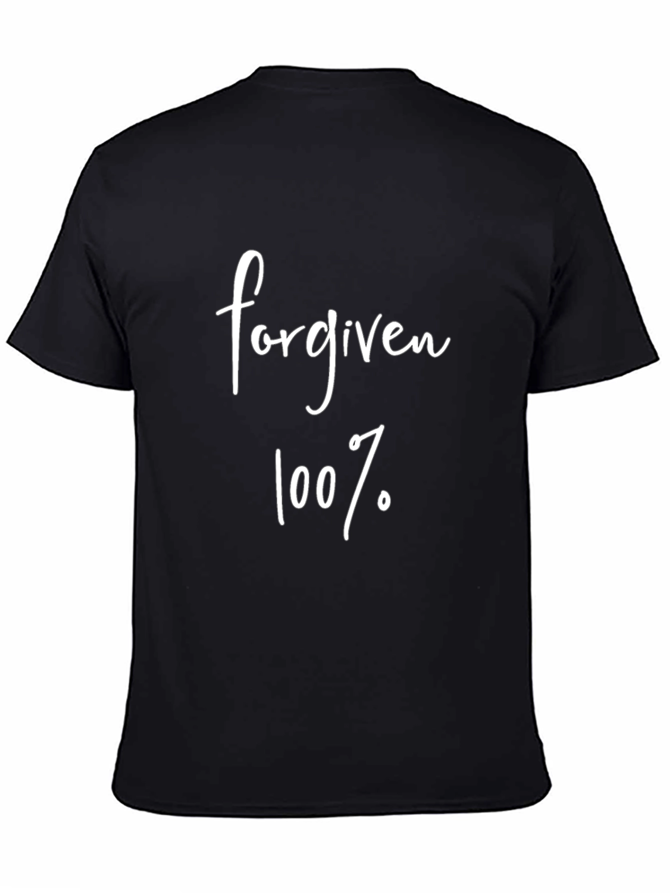 Forgiven 100% Cotton Black Graphic Tee