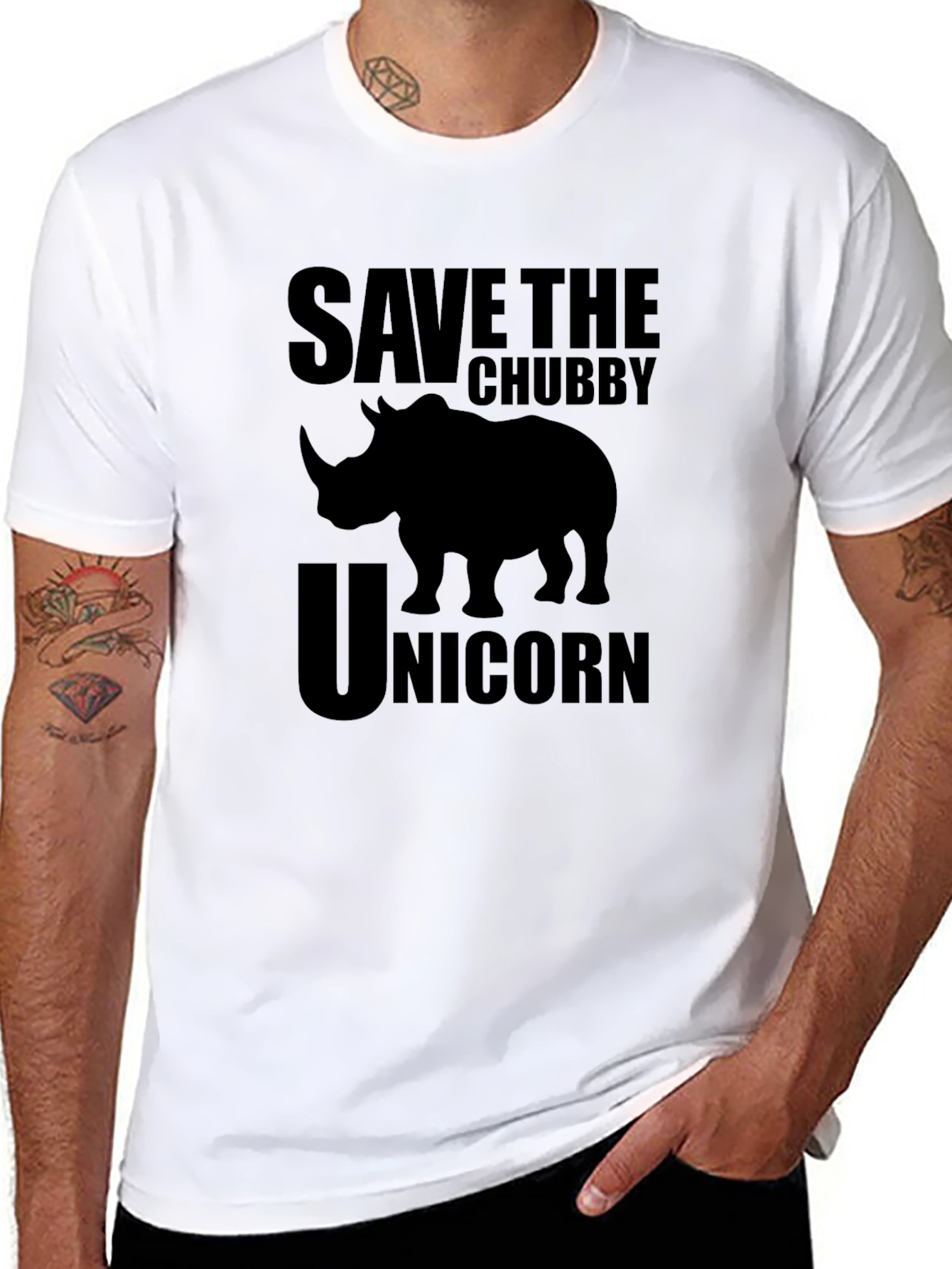 Save the Chubby Unicorn T-Shirt