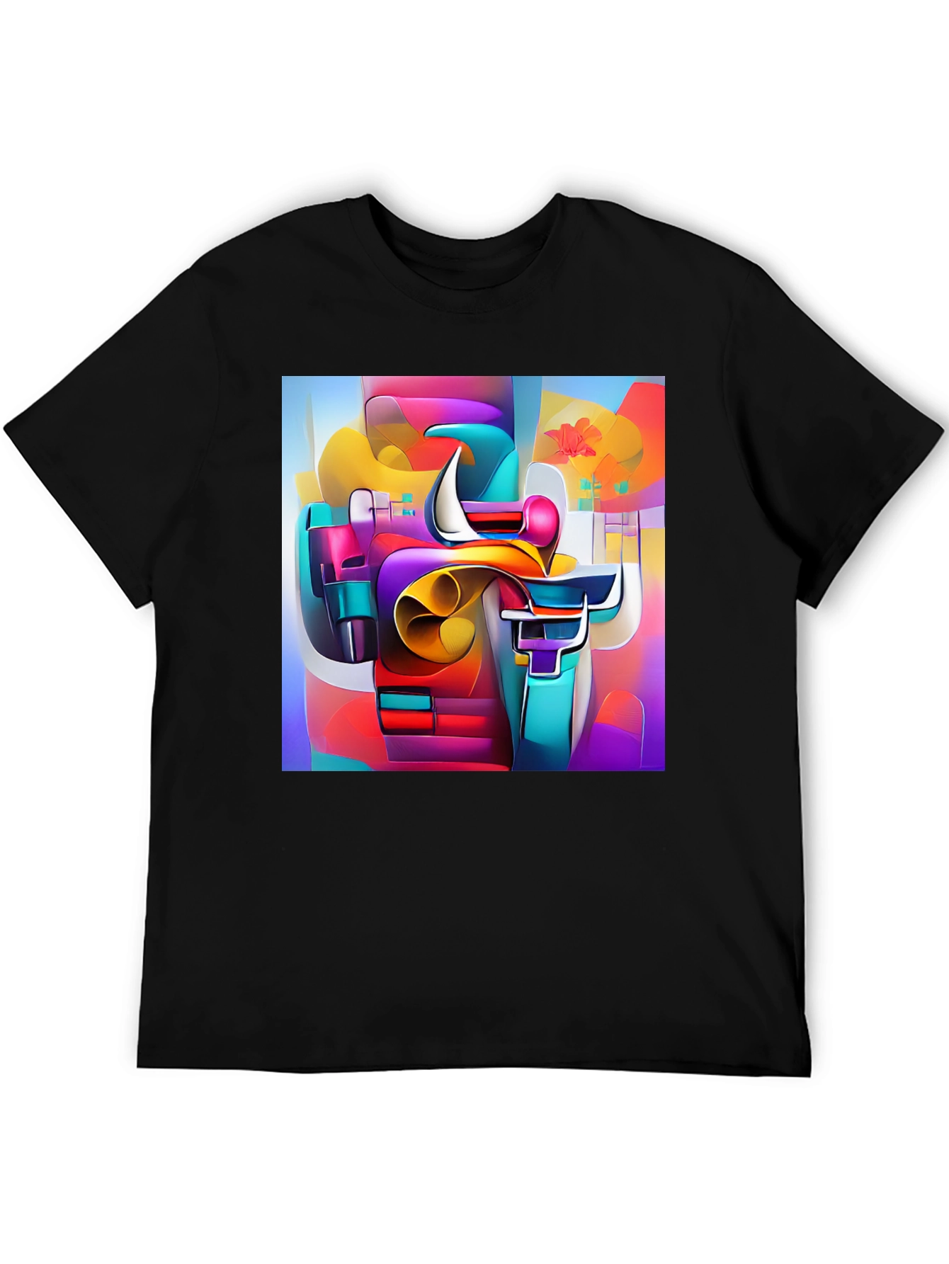 Abstract Art Tee - Vibrant Graphic Print