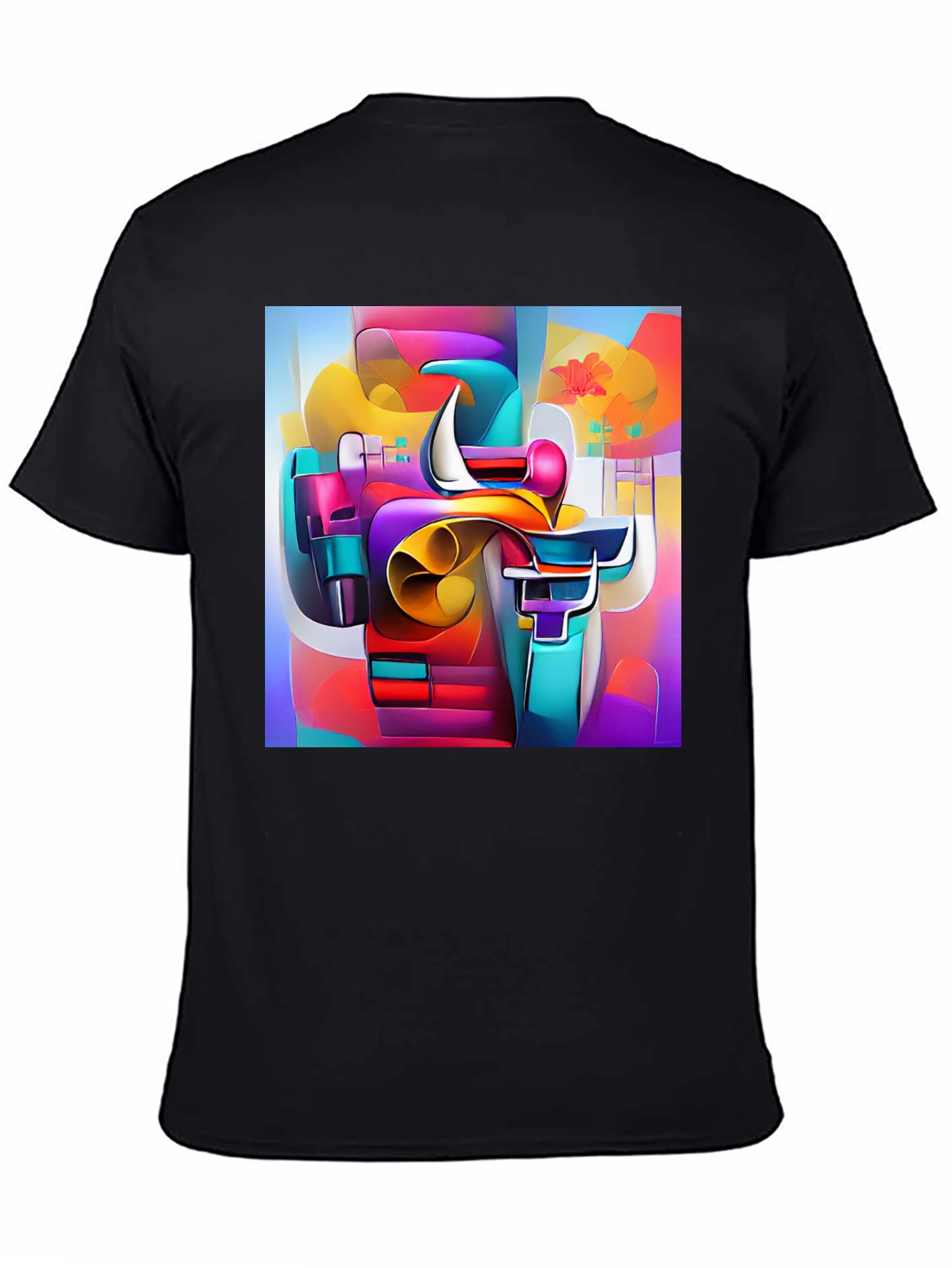 Abstract Art Tee - Vibrant Graphic Print