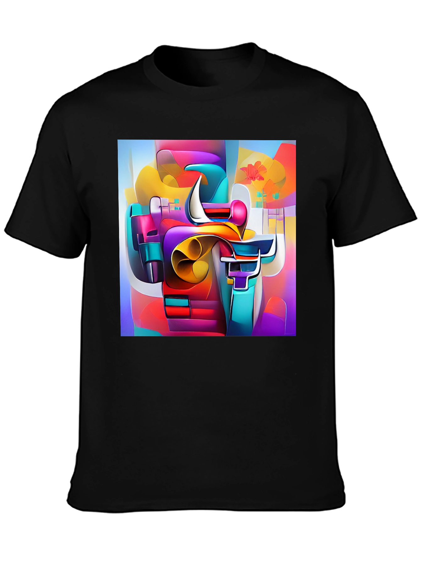 Abstract Art Tee - Vibrant Graphic Print