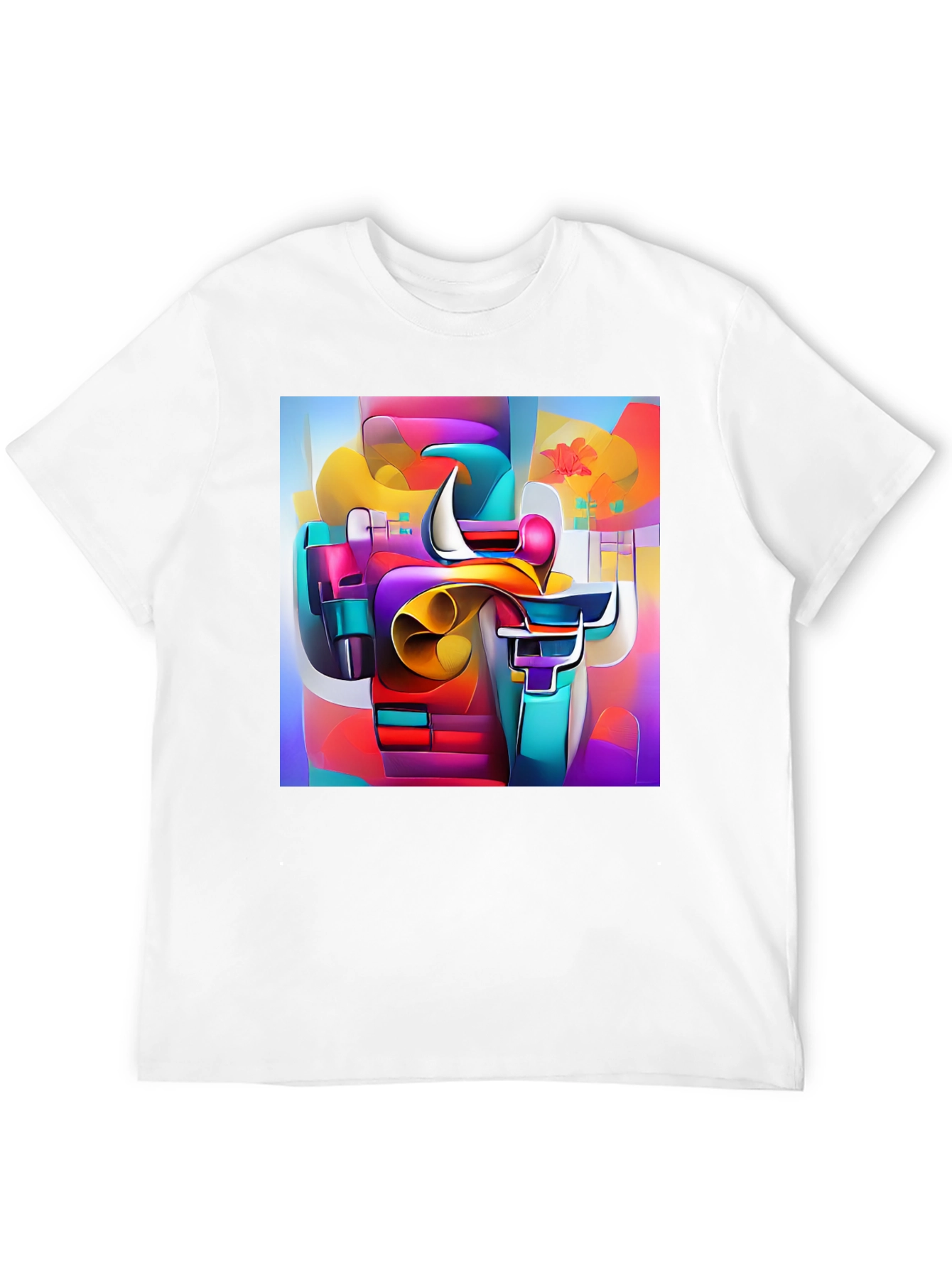 Abstract Art Tee - Vibrant Graphic Print