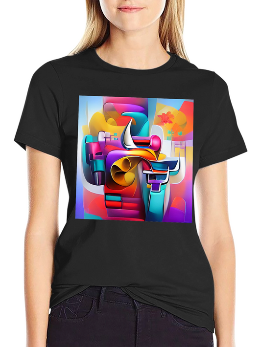 Abstract Art Tee - Vibrant Graphic Print