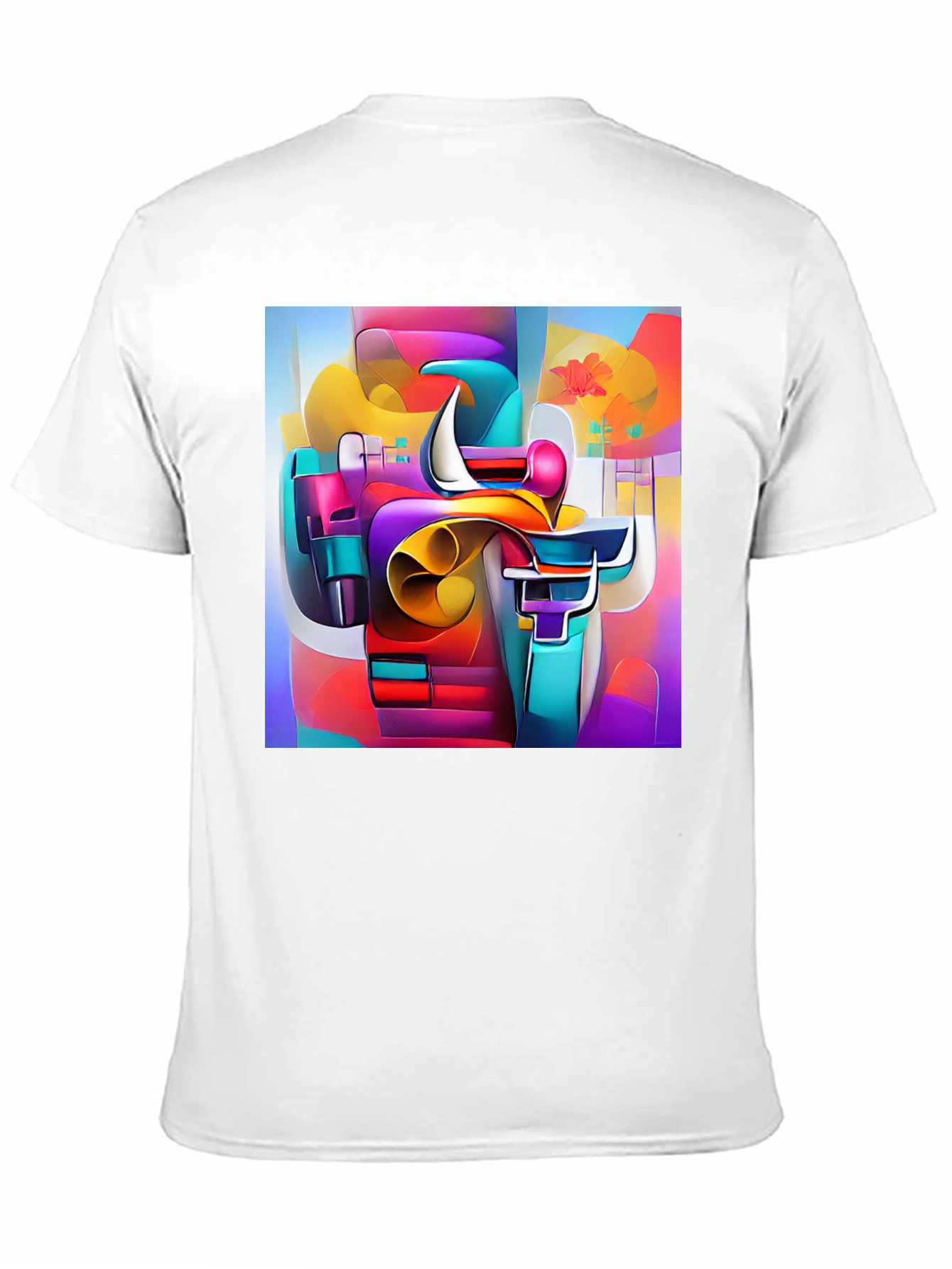 Abstract Art Tee - Vibrant Graphic Print
