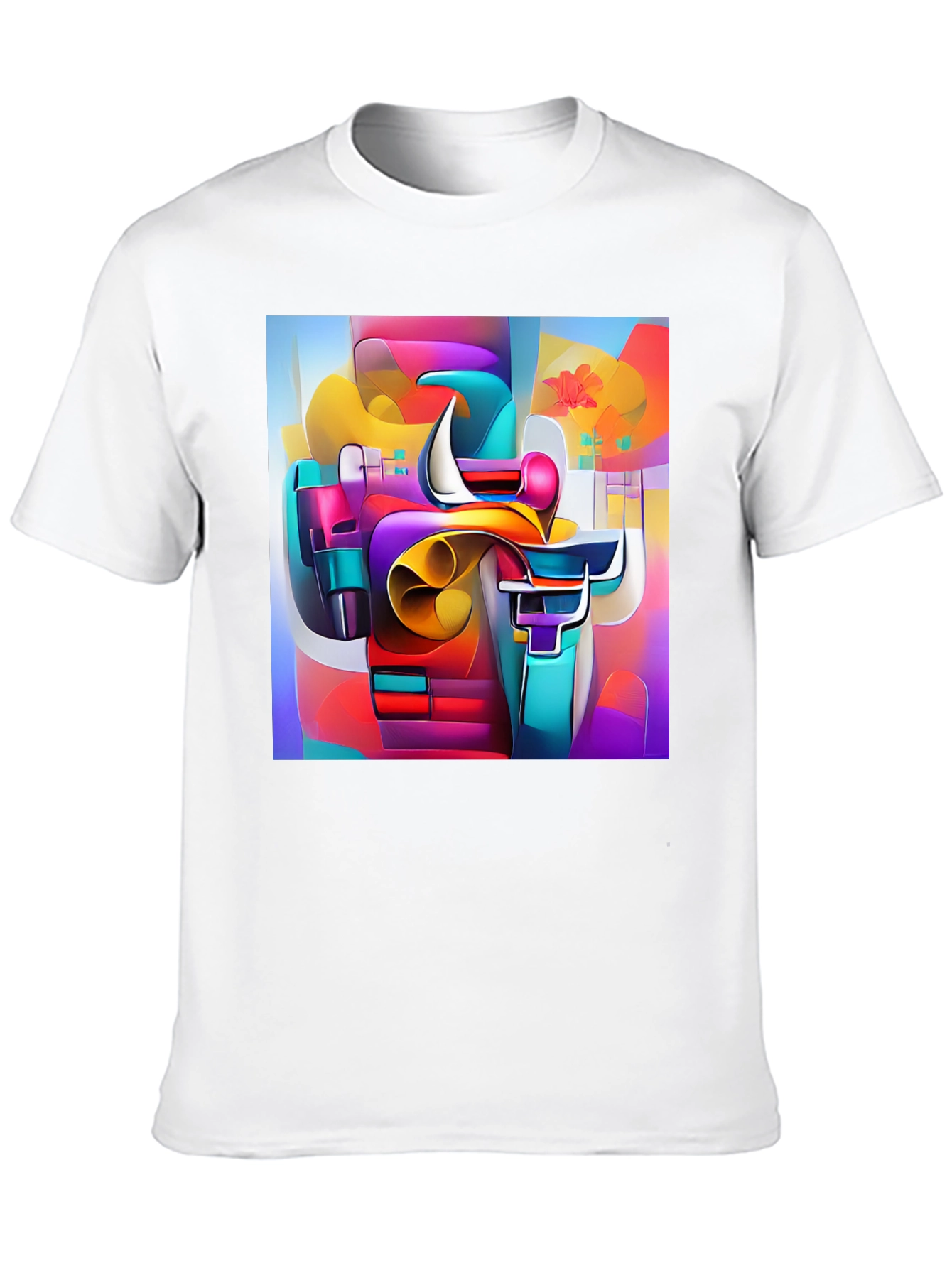 Abstract Art Tee - Vibrant Graphic Print