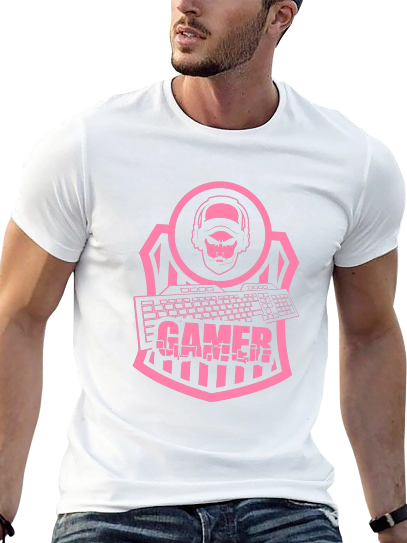 Gamer Graphic Tee - Cool Gamer Design!