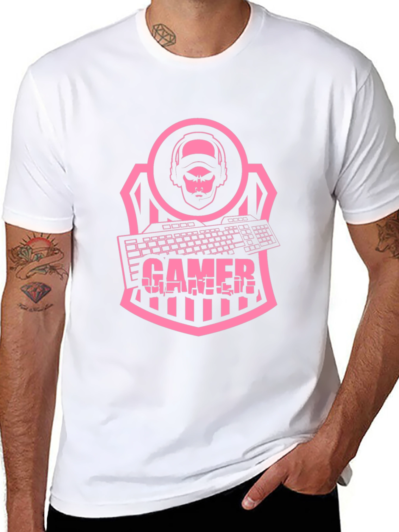 Gamer Graphic Tee - Cool Gamer Design!