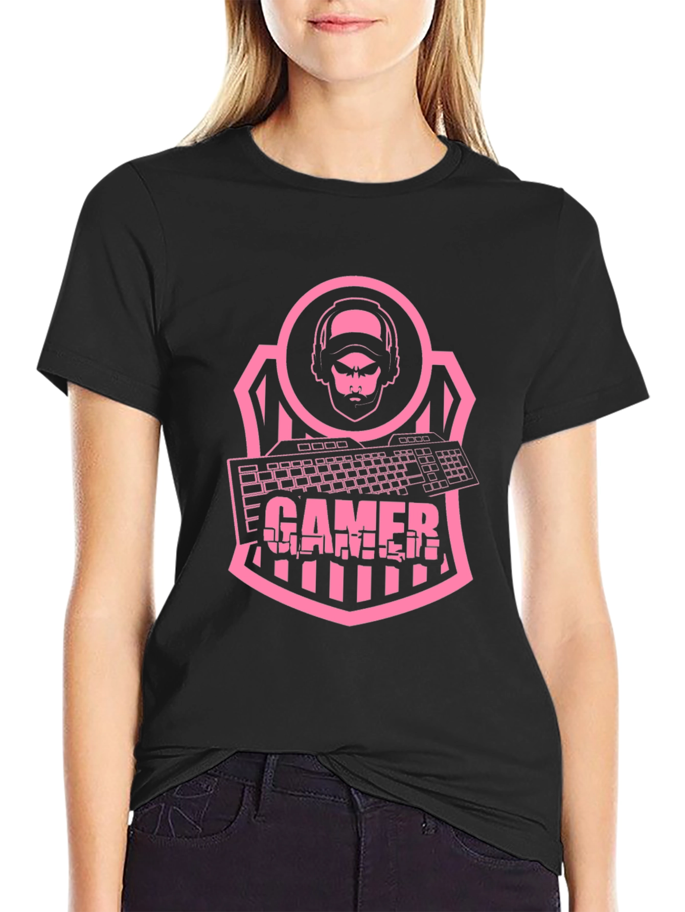 Gamer Graphic Tee - Cool Gamer Design!