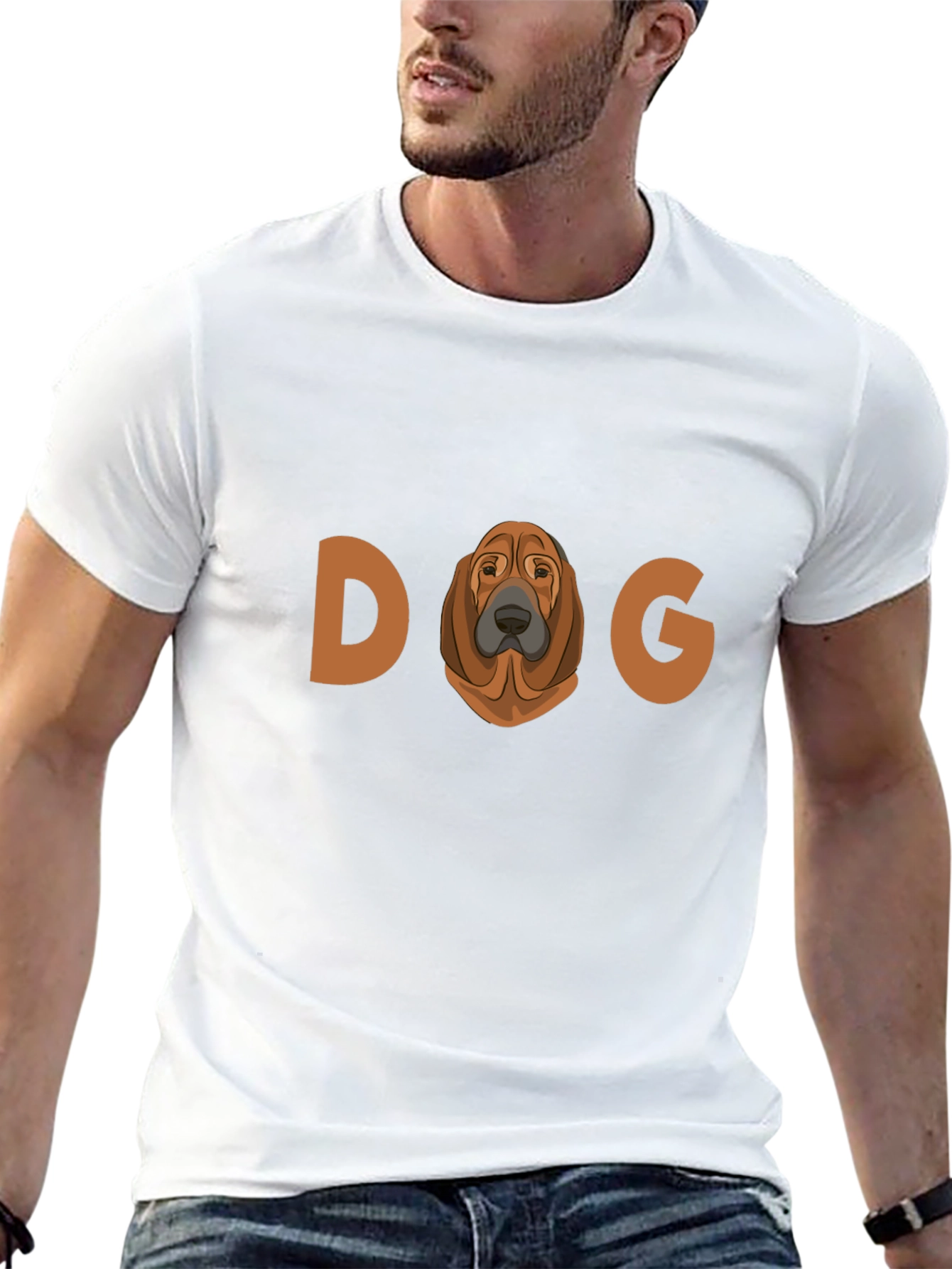 Dog Graphic T-Shirt - Unisex Cotton Tee