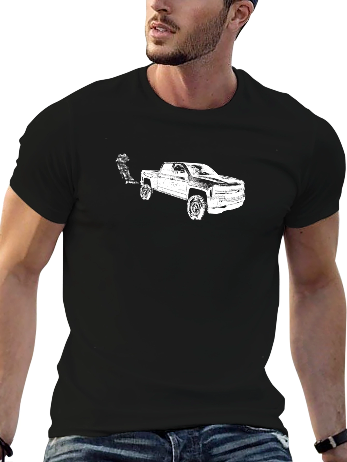 Diesel Truck T-Shirt - Black