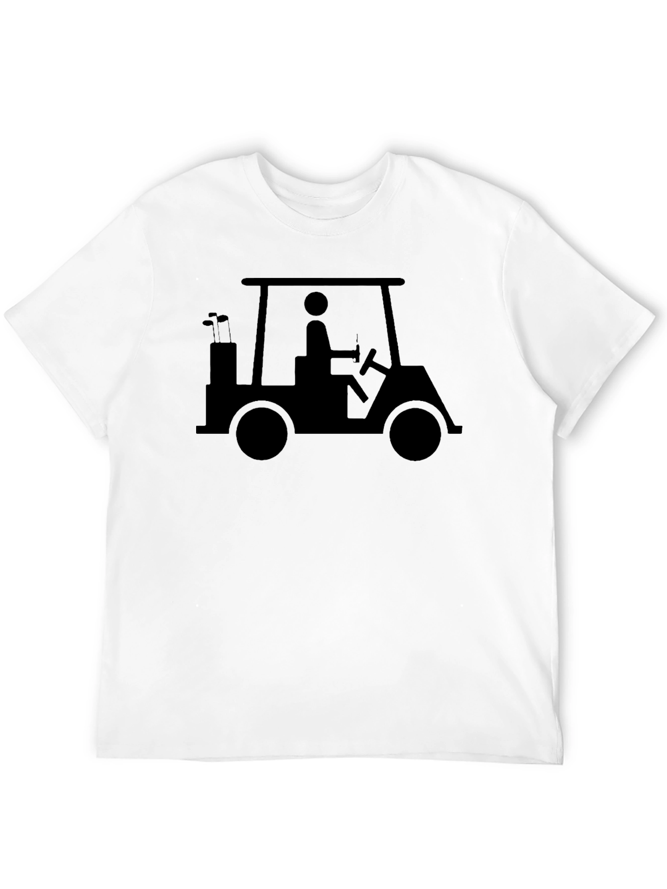 Golf Cart Graphic Tee - Stylish & Comfortable