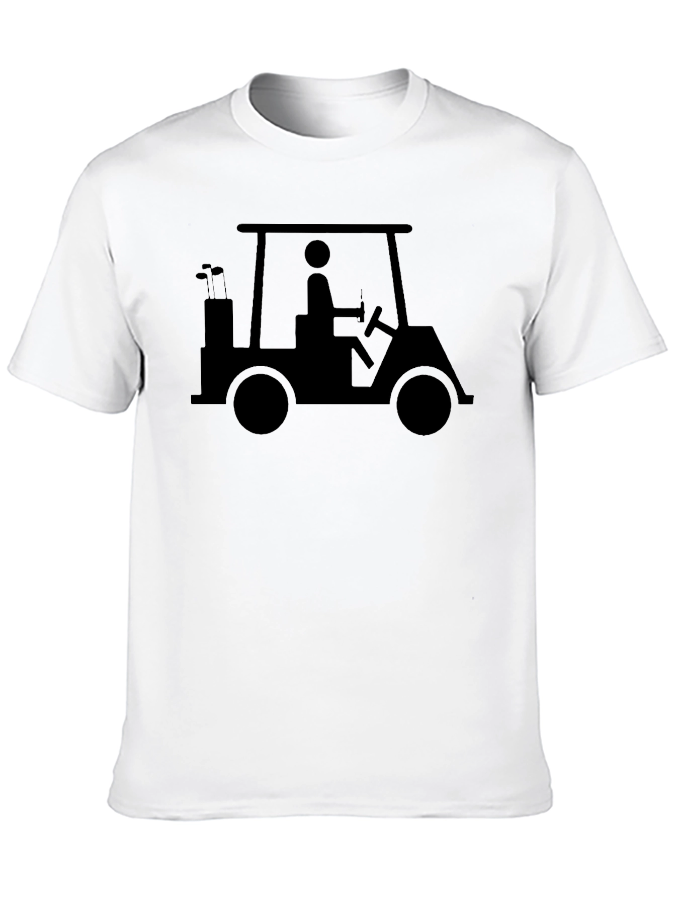 Golf Cart Graphic Tee - Stylish & Comfortable