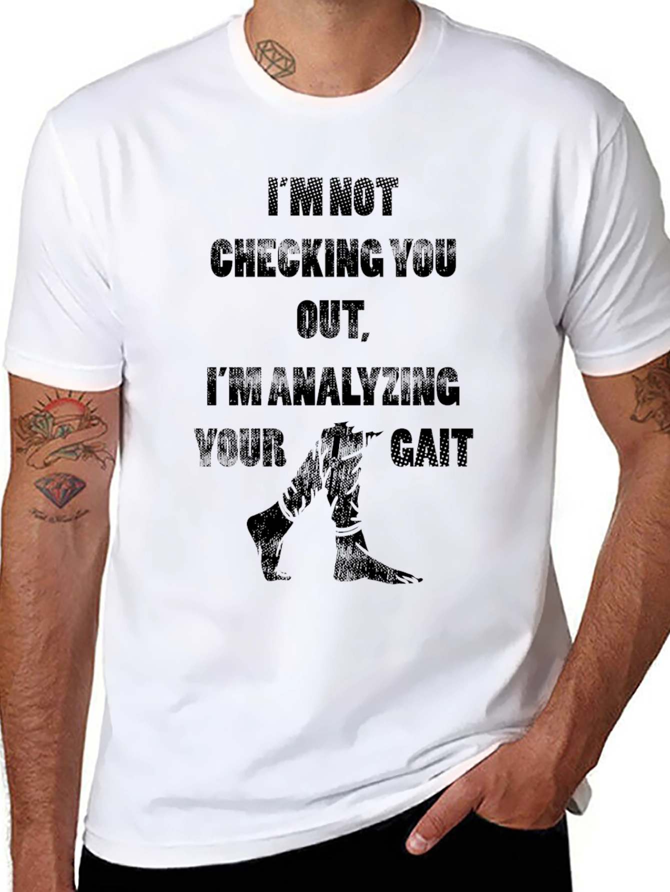 Analyzing Your Gait Mens T-Shirt