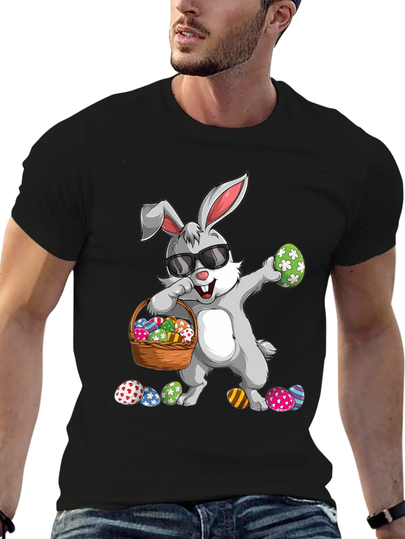 Easter Bunny Dabbing T-Shirt