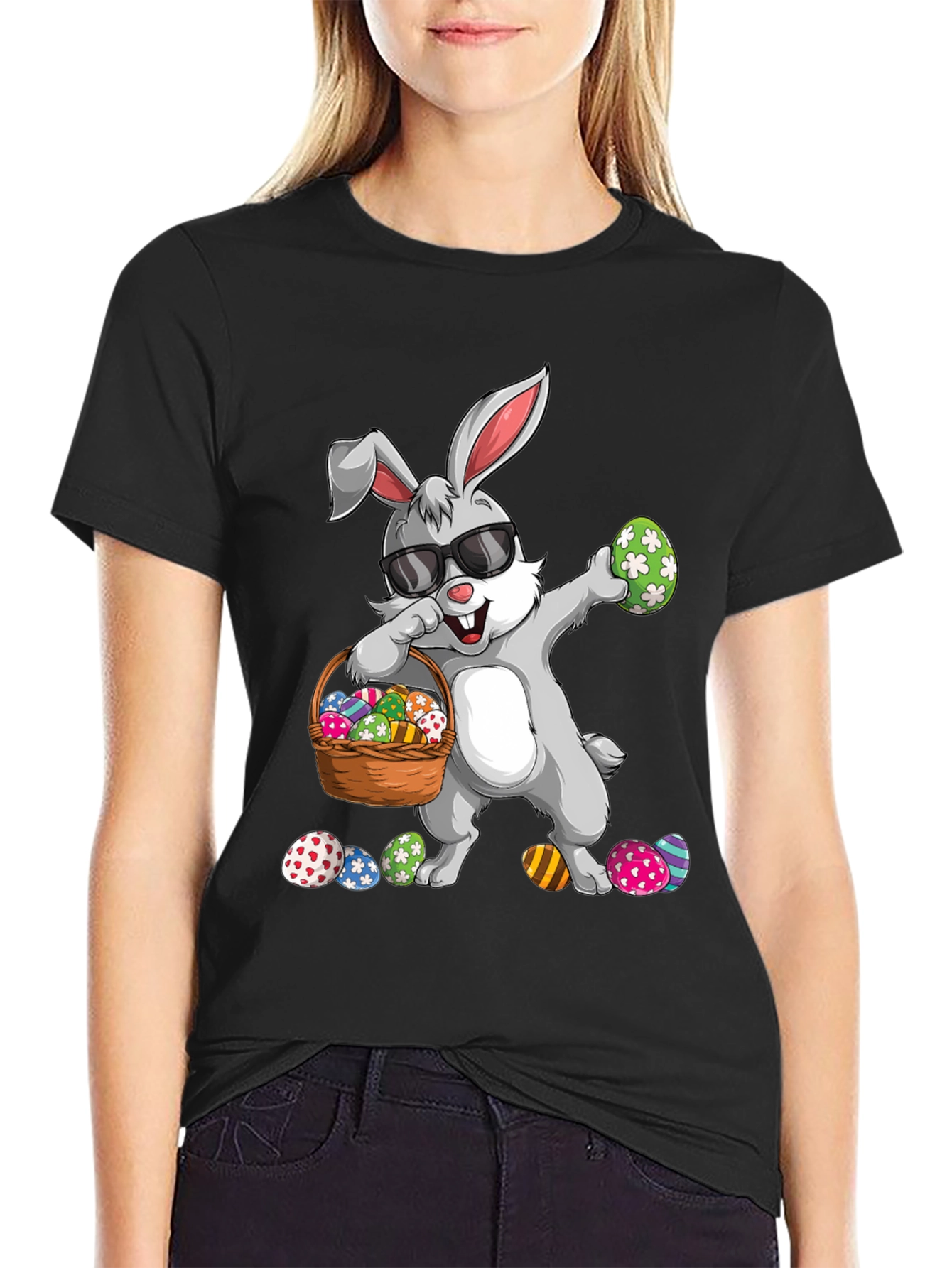 Easter Bunny Dabbing T-Shirt