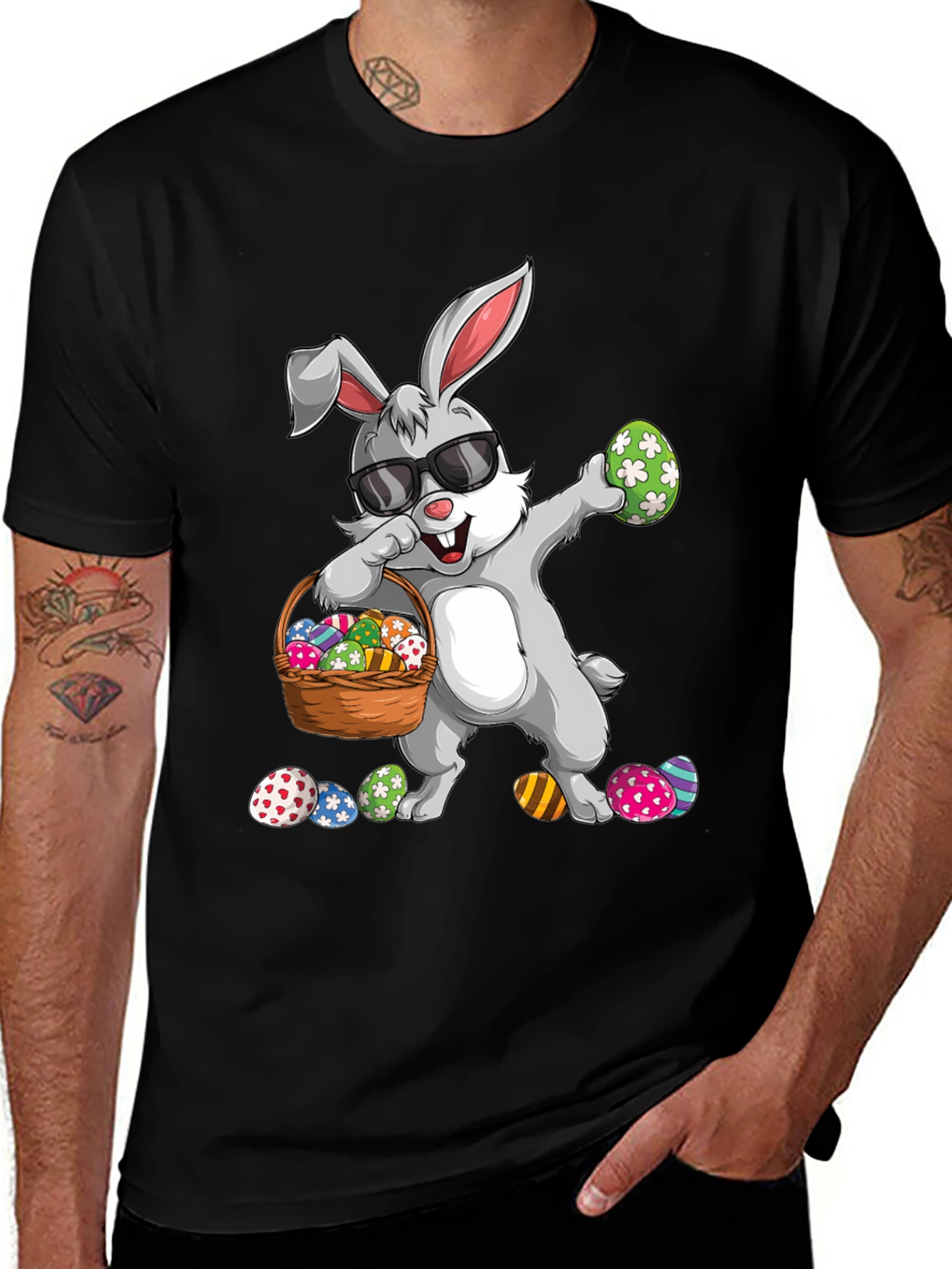 Easter Bunny Dabbing T-Shirt