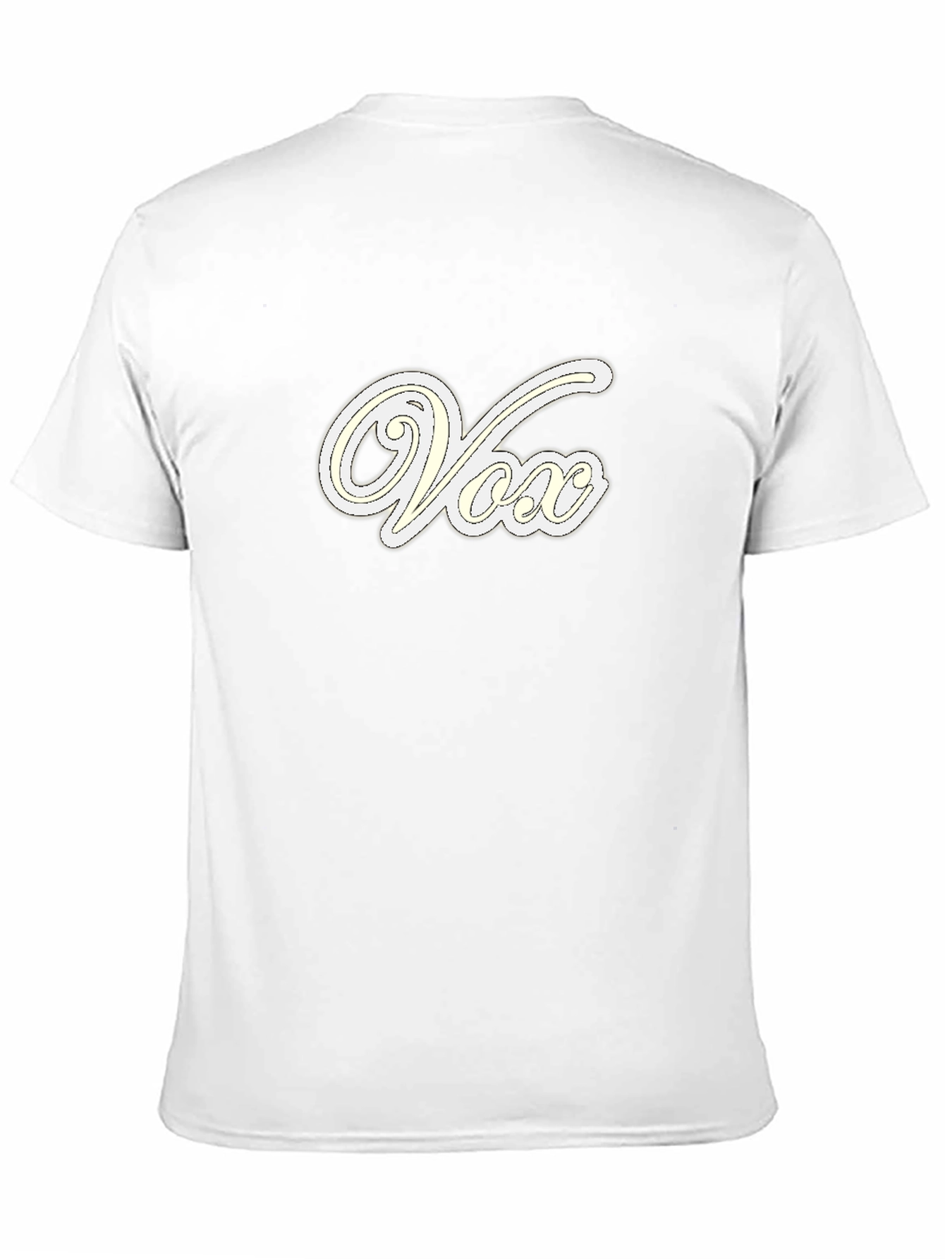 Vox Stylish Graphic Tee - Cool Casual Black T-Shirt