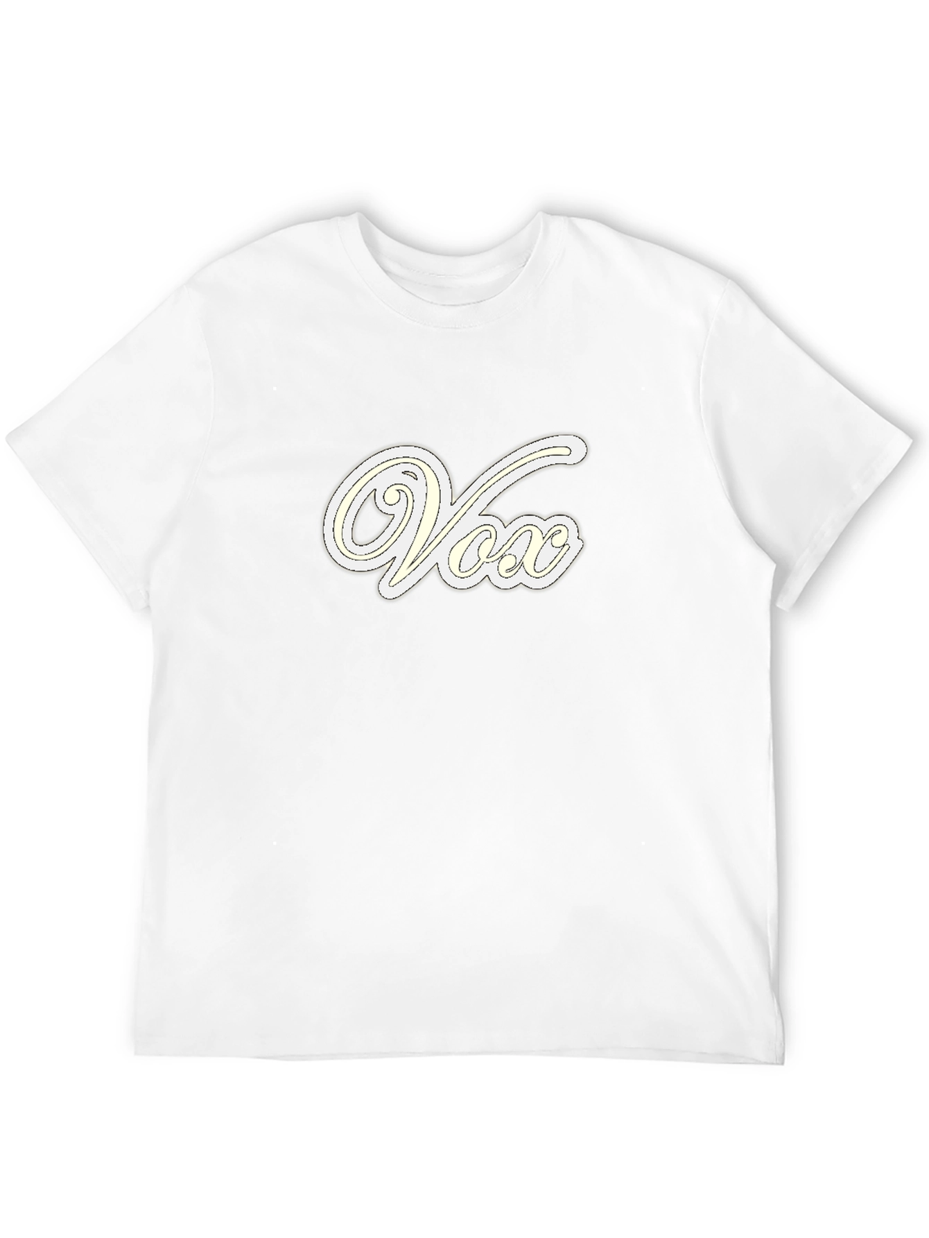 Vox Stylish Graphic Tee - Cool Casual Black T-Shirt