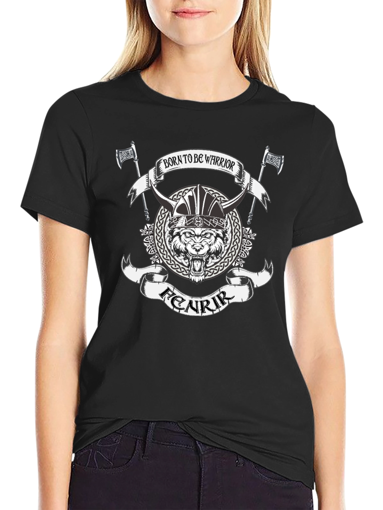 Fenrir Viking Warrior T-Shirt