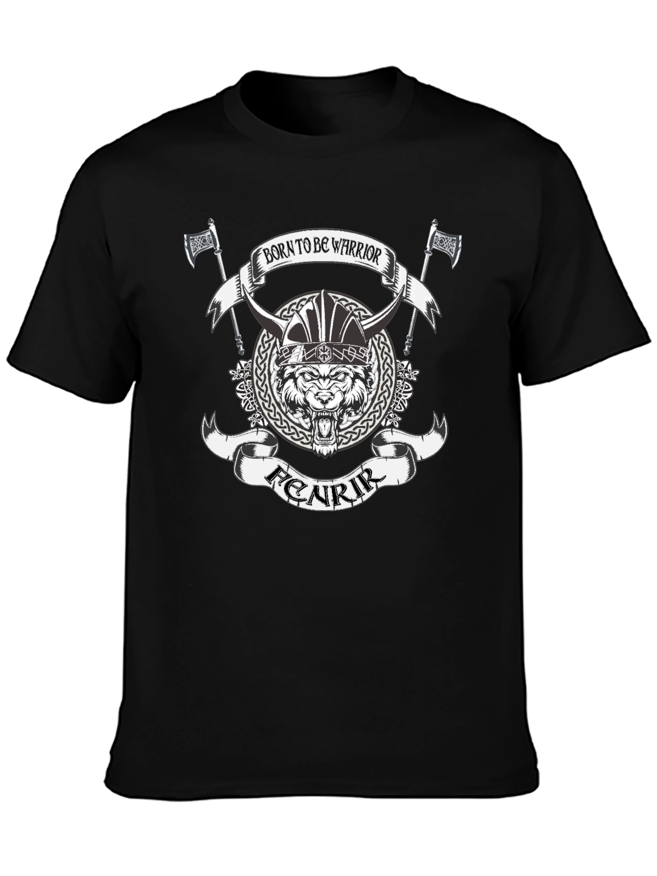 Fenrir Viking Warrior T-Shirt