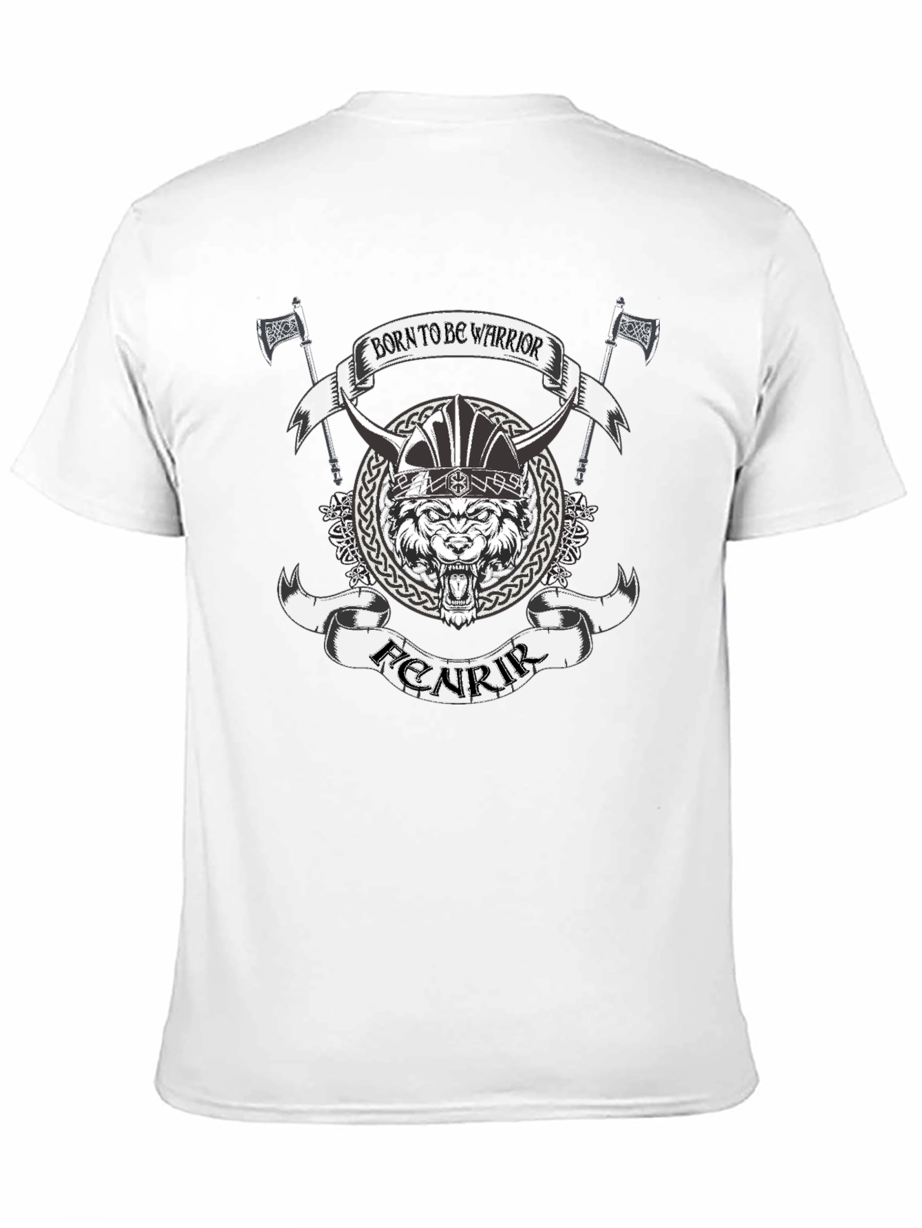 Fenrir Viking Warrior T-Shirt