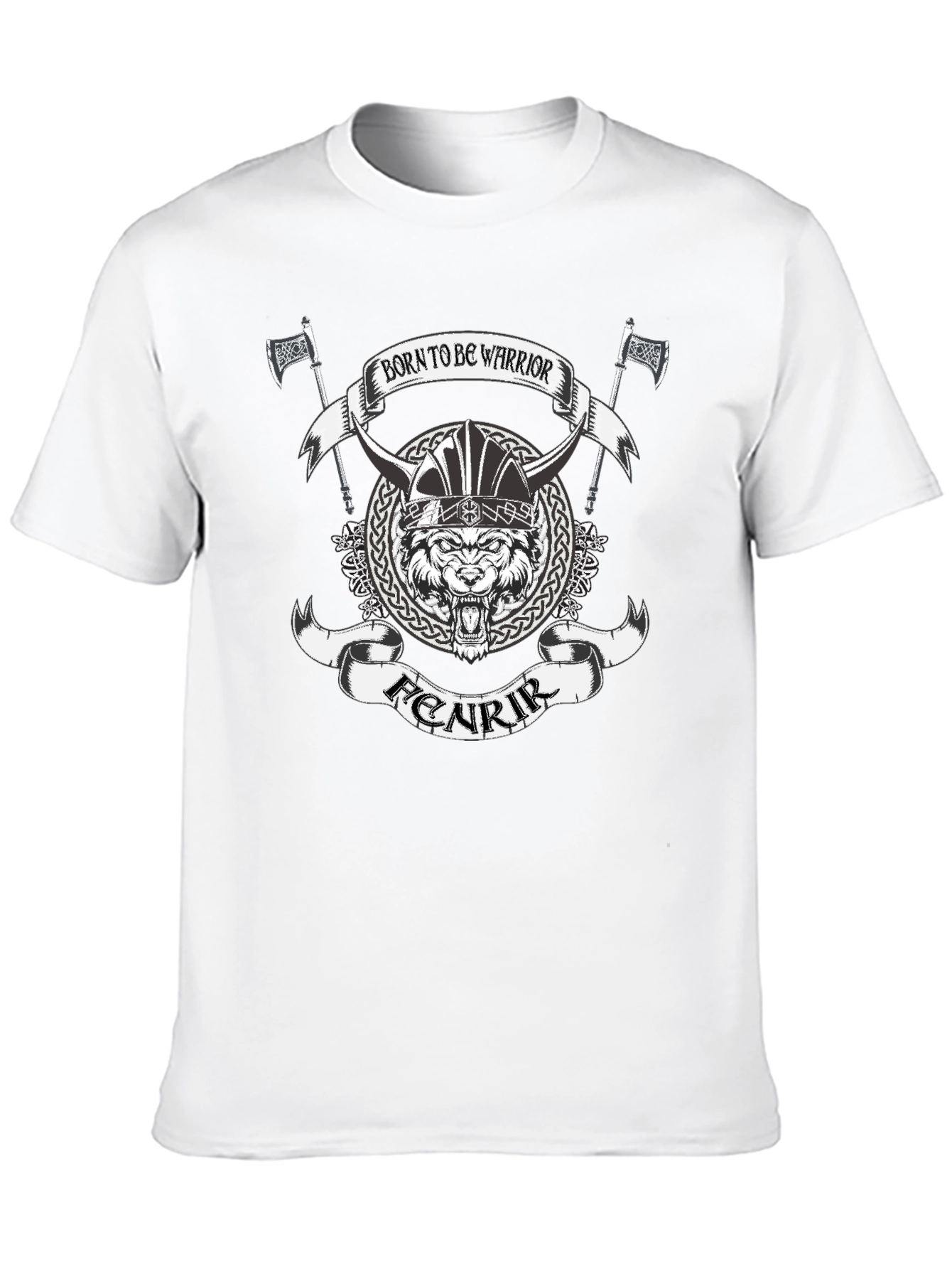 Fenrir Viking Warrior T-Shirt