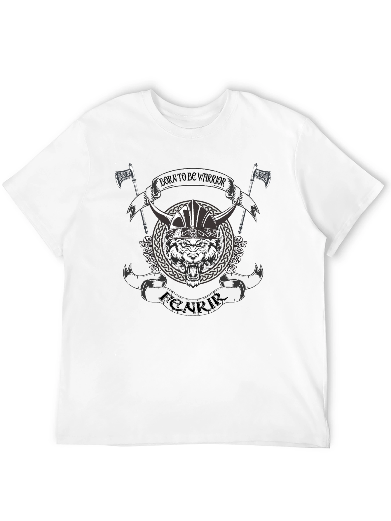 Fenrir Viking Warrior T-Shirt