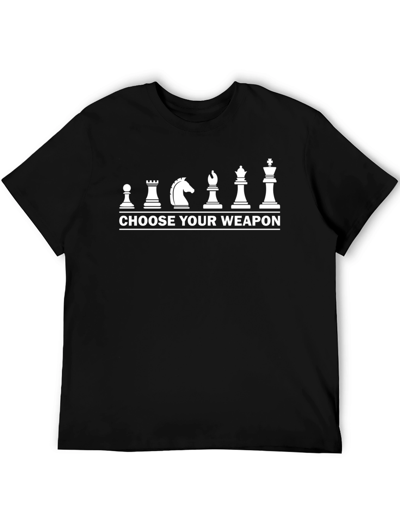 Chess Piece Choose Your Weapon Graphic T-Shirt