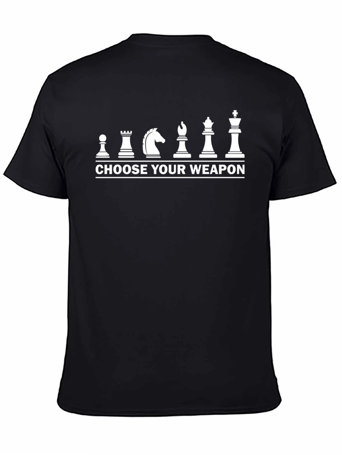 Chess Piece Choose Your Weapon Graphic T-Shirt