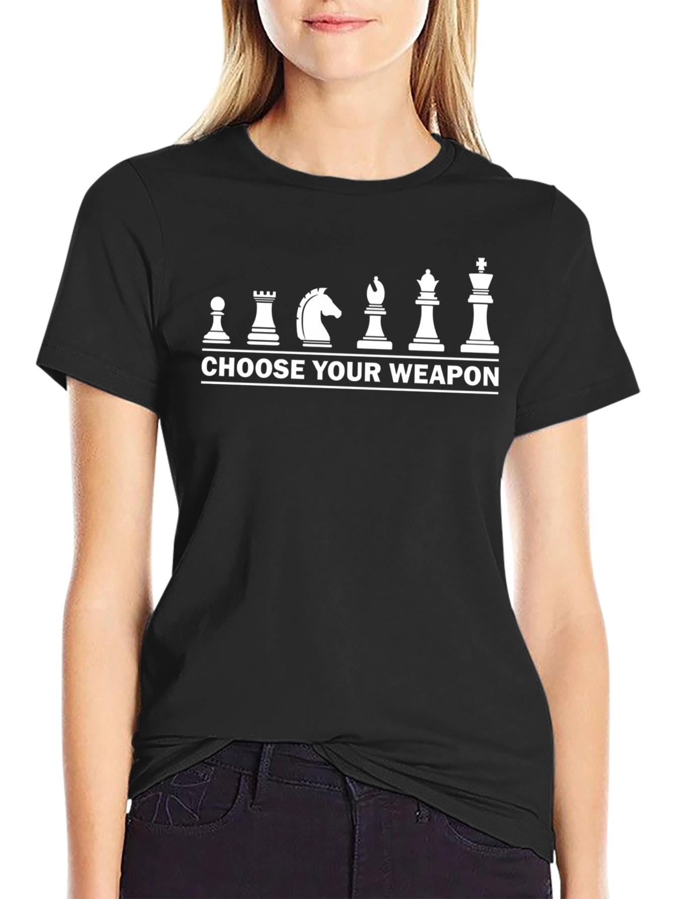 Chess Piece Choose Your Weapon Graphic T-Shirt